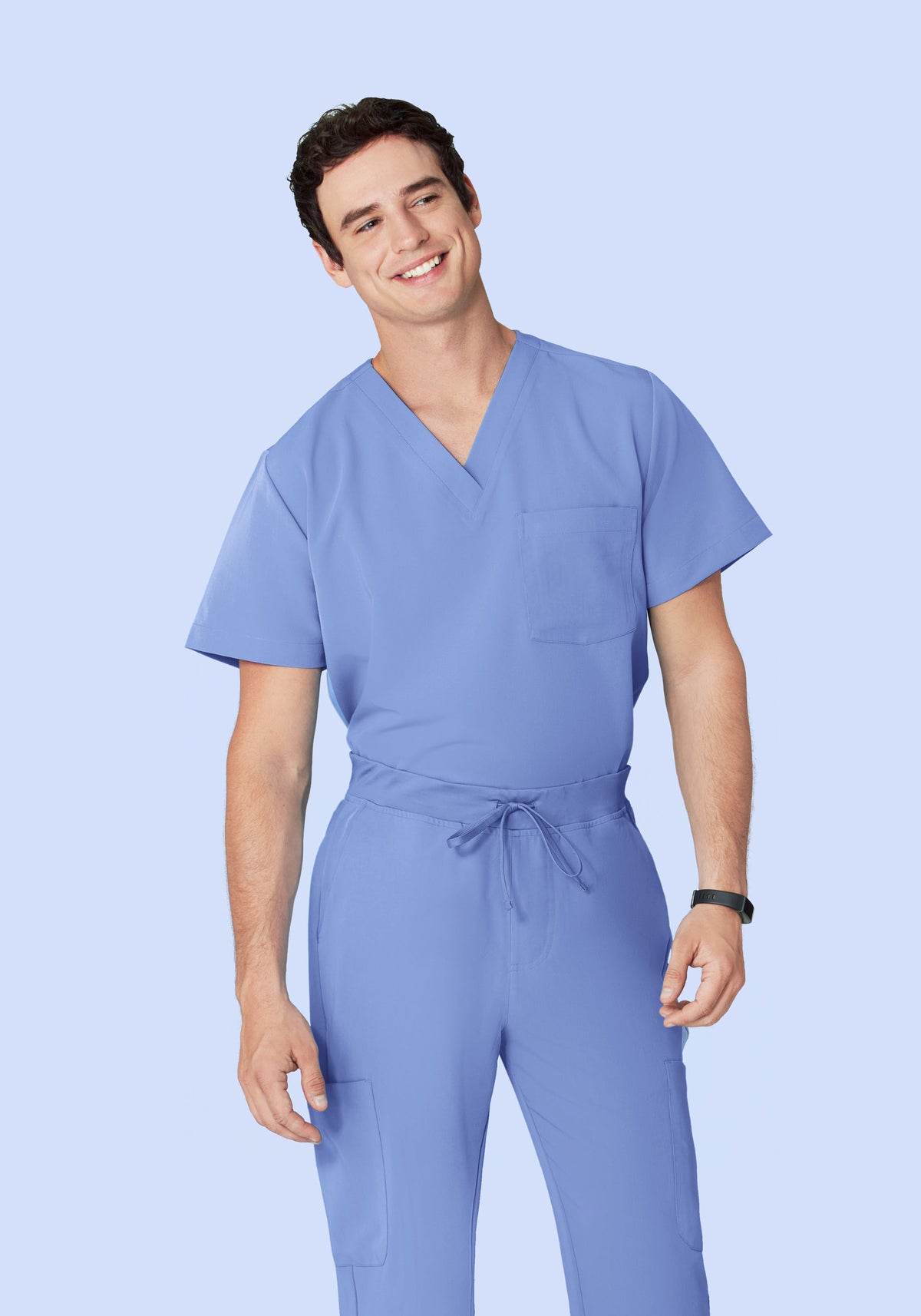 Two Pocket Top Coastline Blue