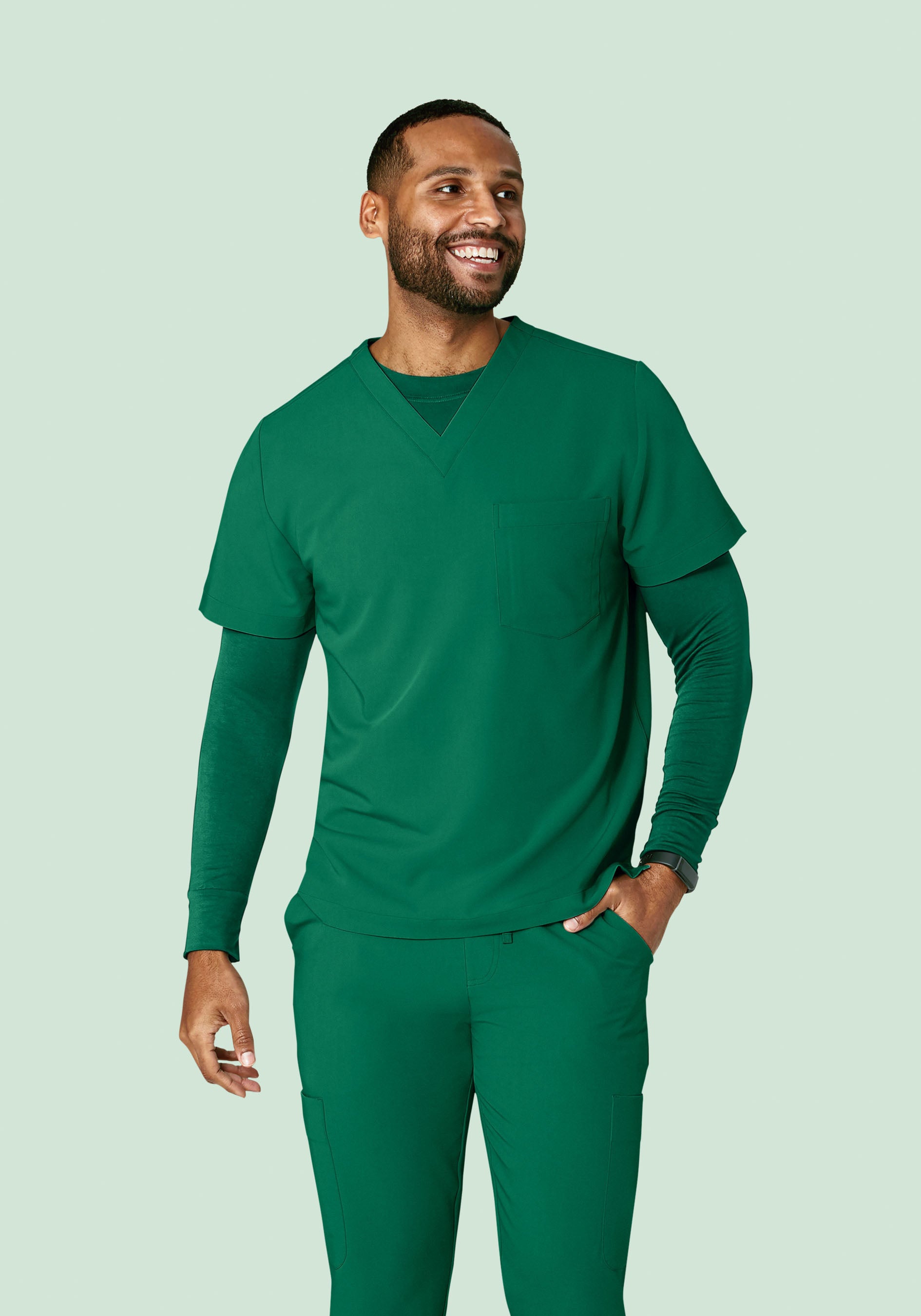 Men's Underscrubs Envy Green