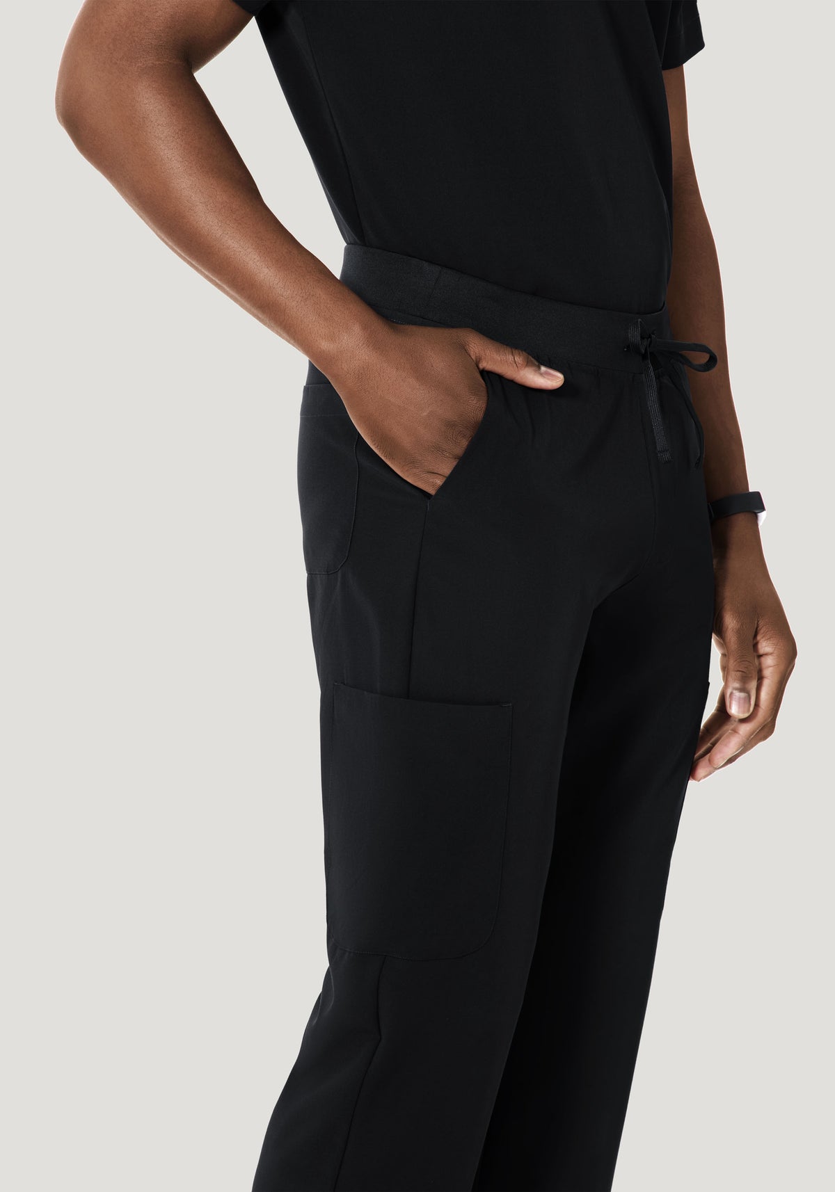 7 Pocket Cargos Black