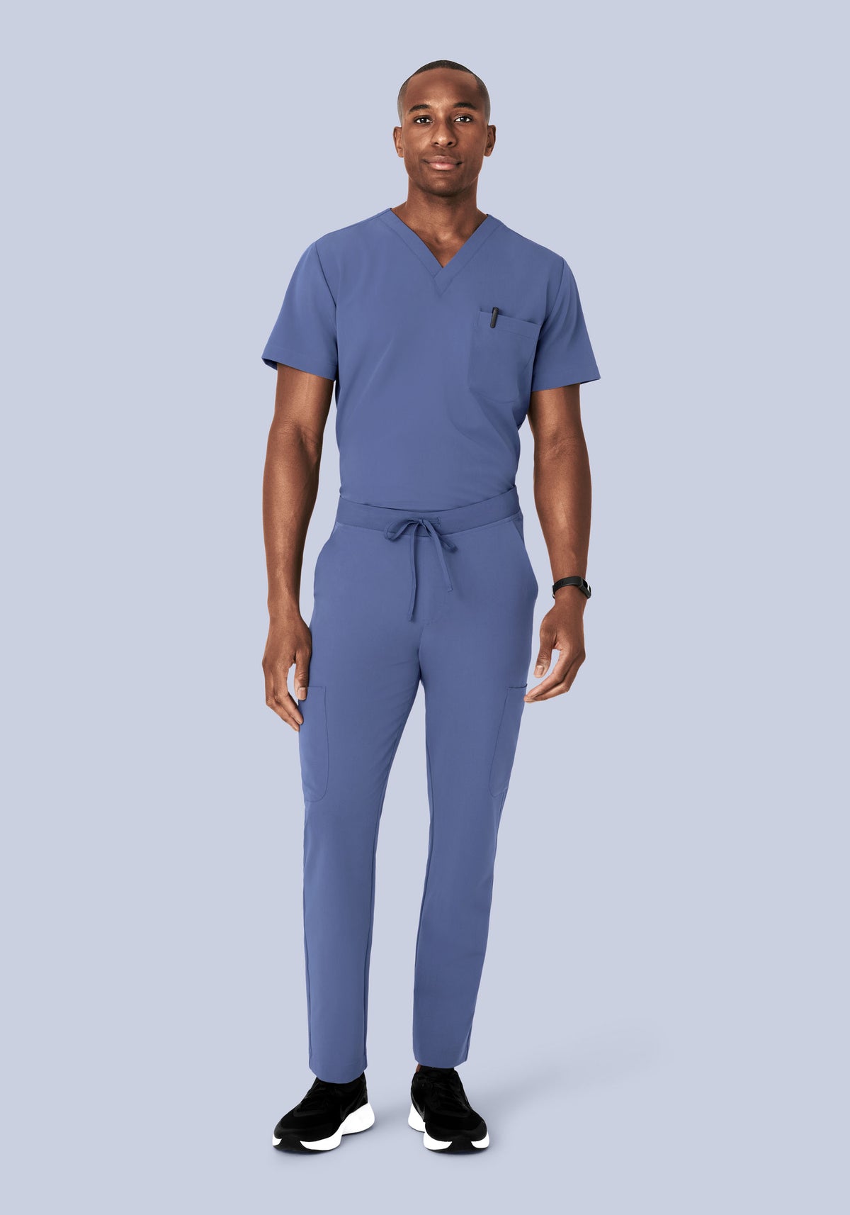 Two Pocket Top Deep Periwinkle