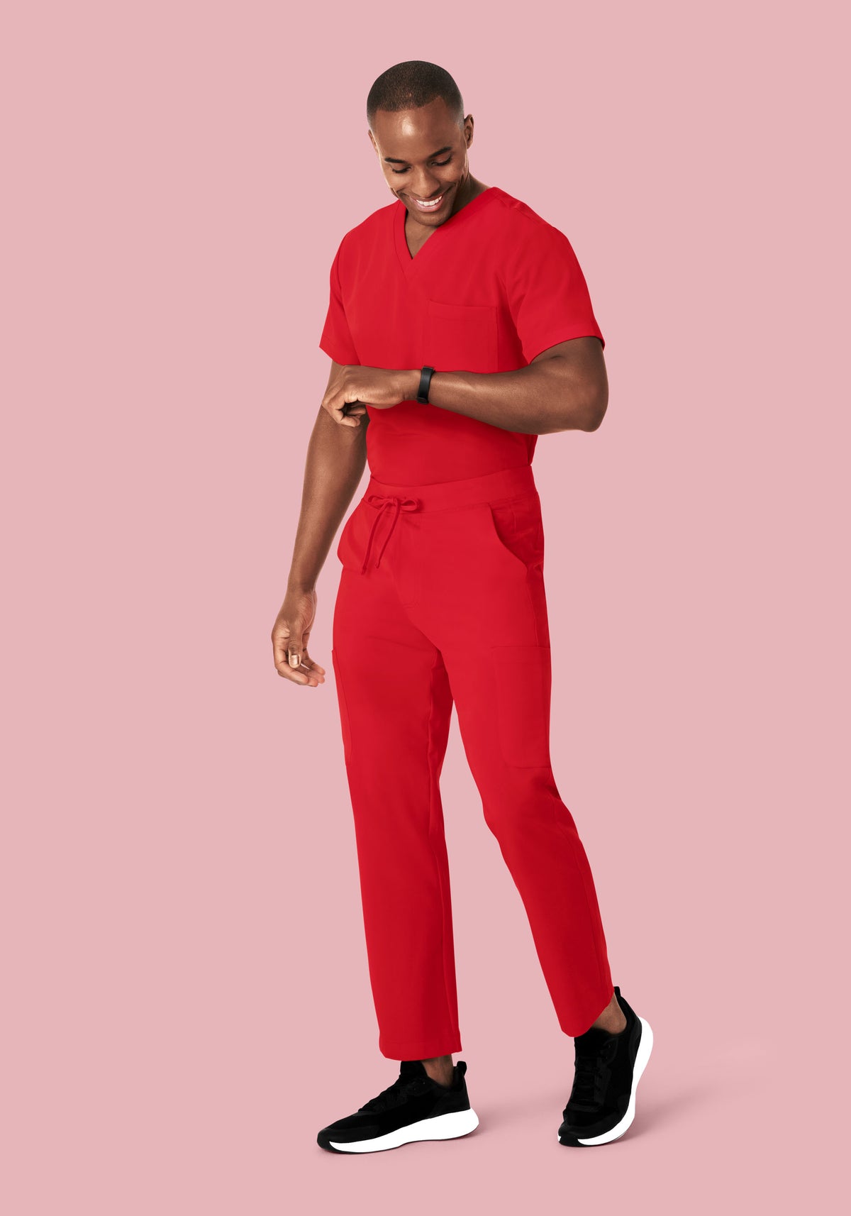 Two Pocket Top Poppy Red