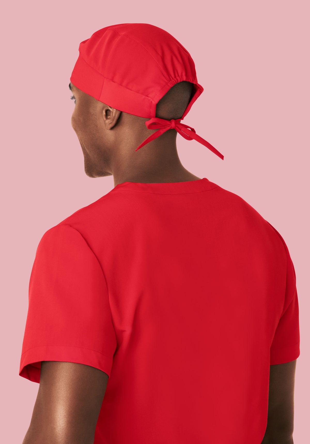 Contemporary Scrub Cap Poppy Red