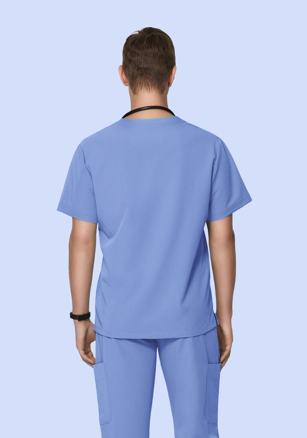 Two Pocket Top Coastline Blue