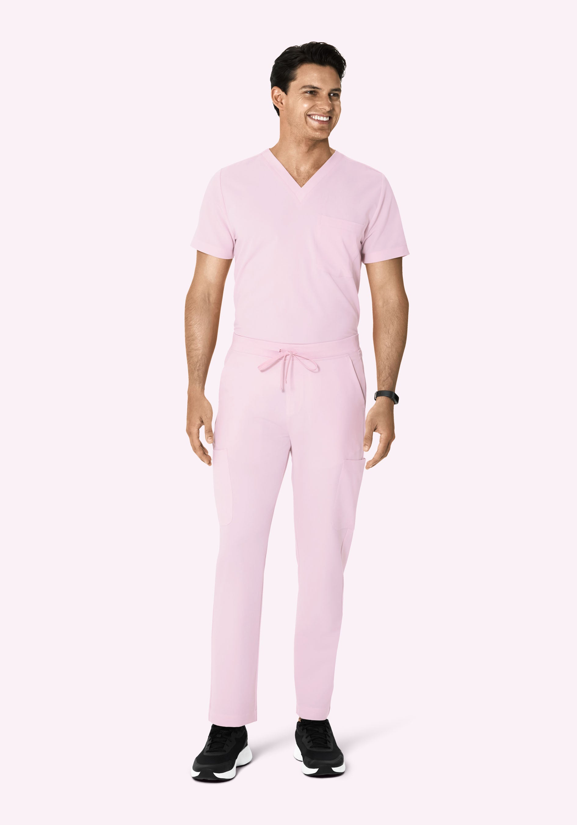 Two Pocket Top Misty Rose