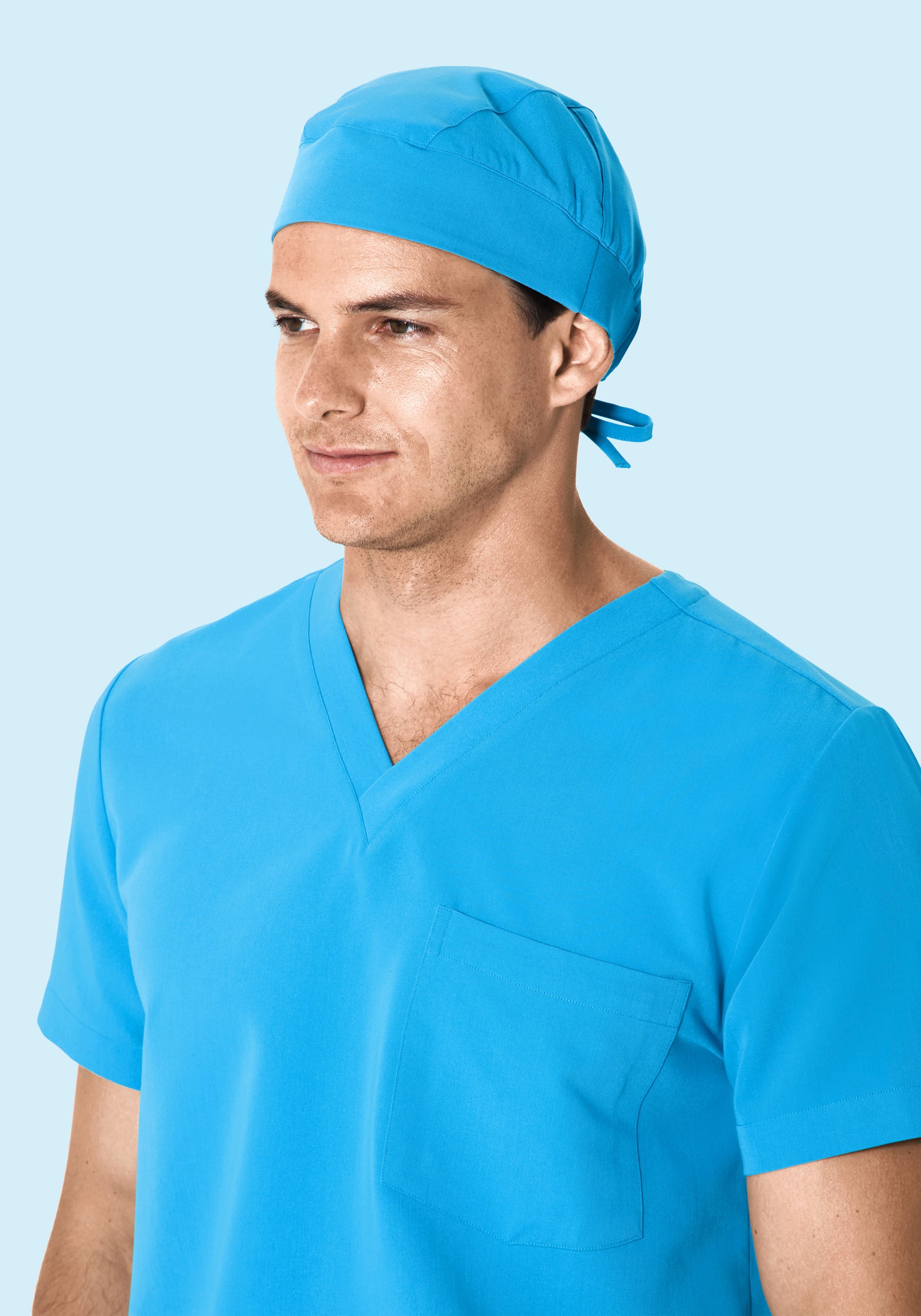 Contemporary Scrub Cap Horizon Blue