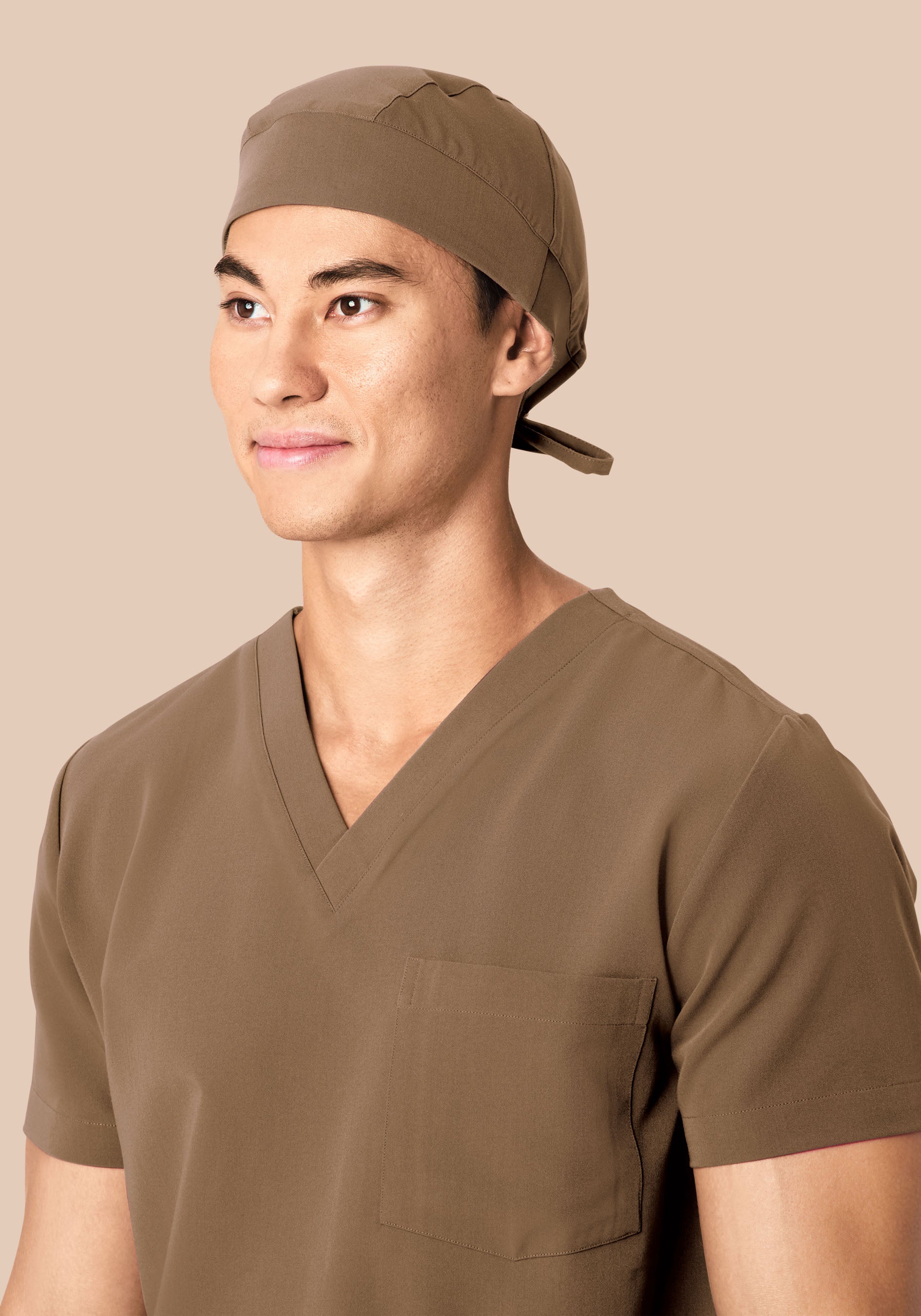 Contemporary Scrub Cap Ash Brown