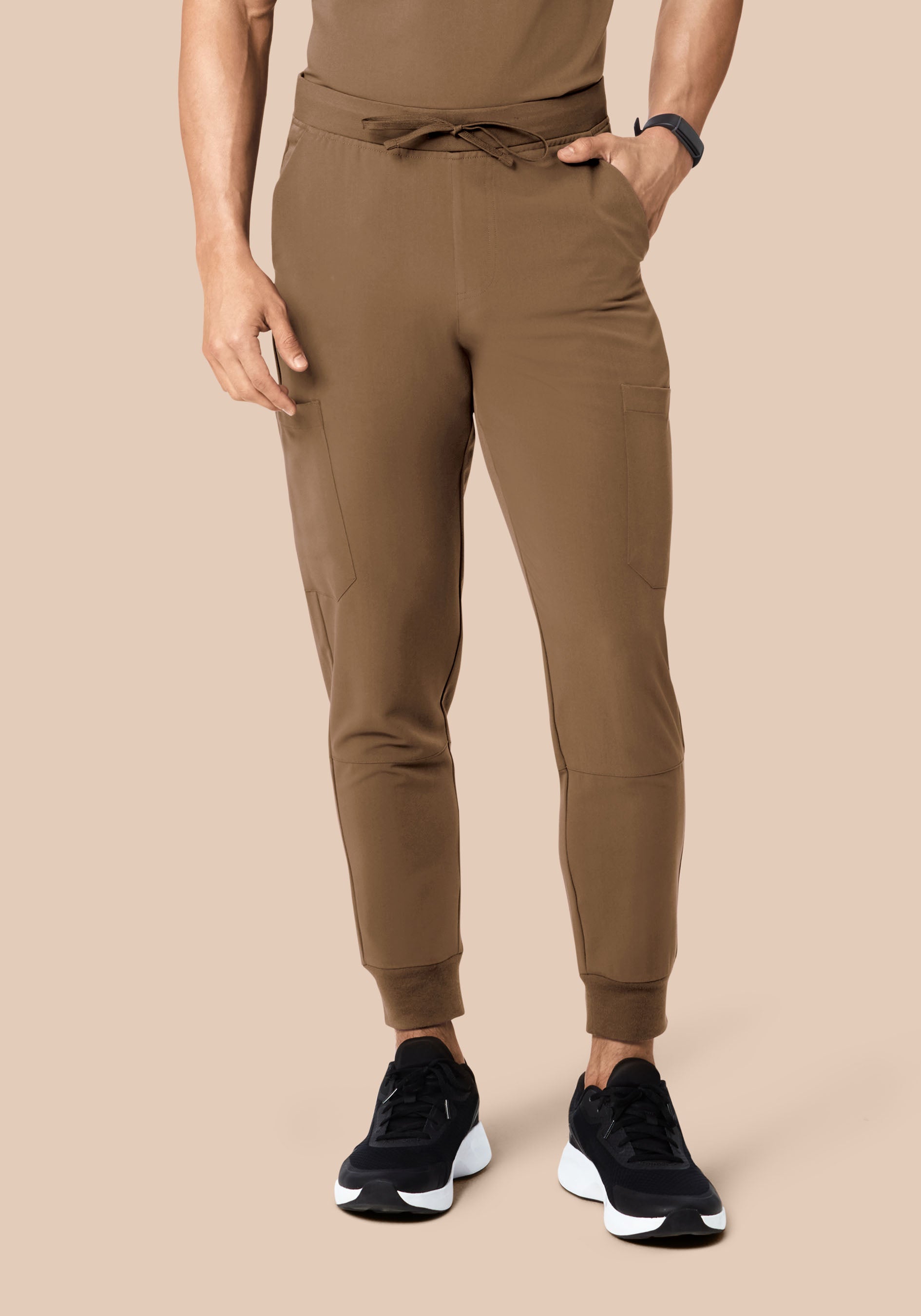 7 Pocket Joggers Ash Brown