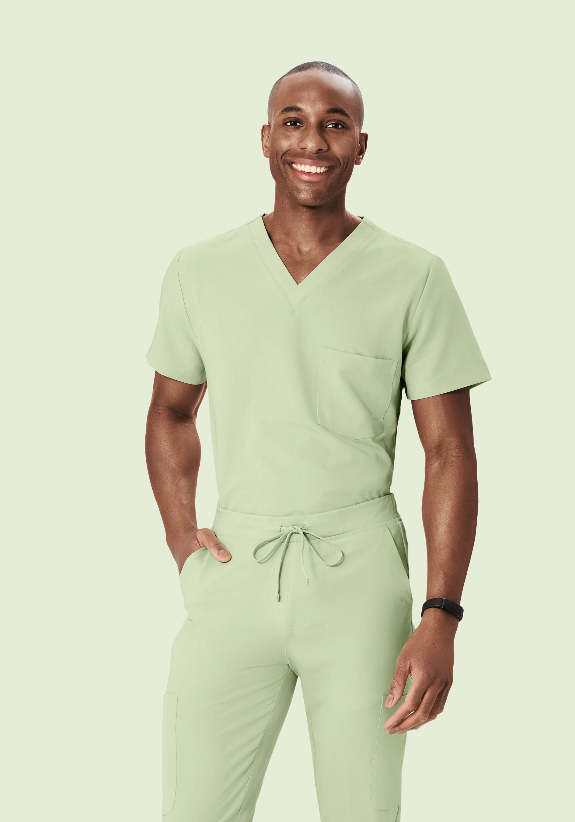 Two Pocket Top Matcha
