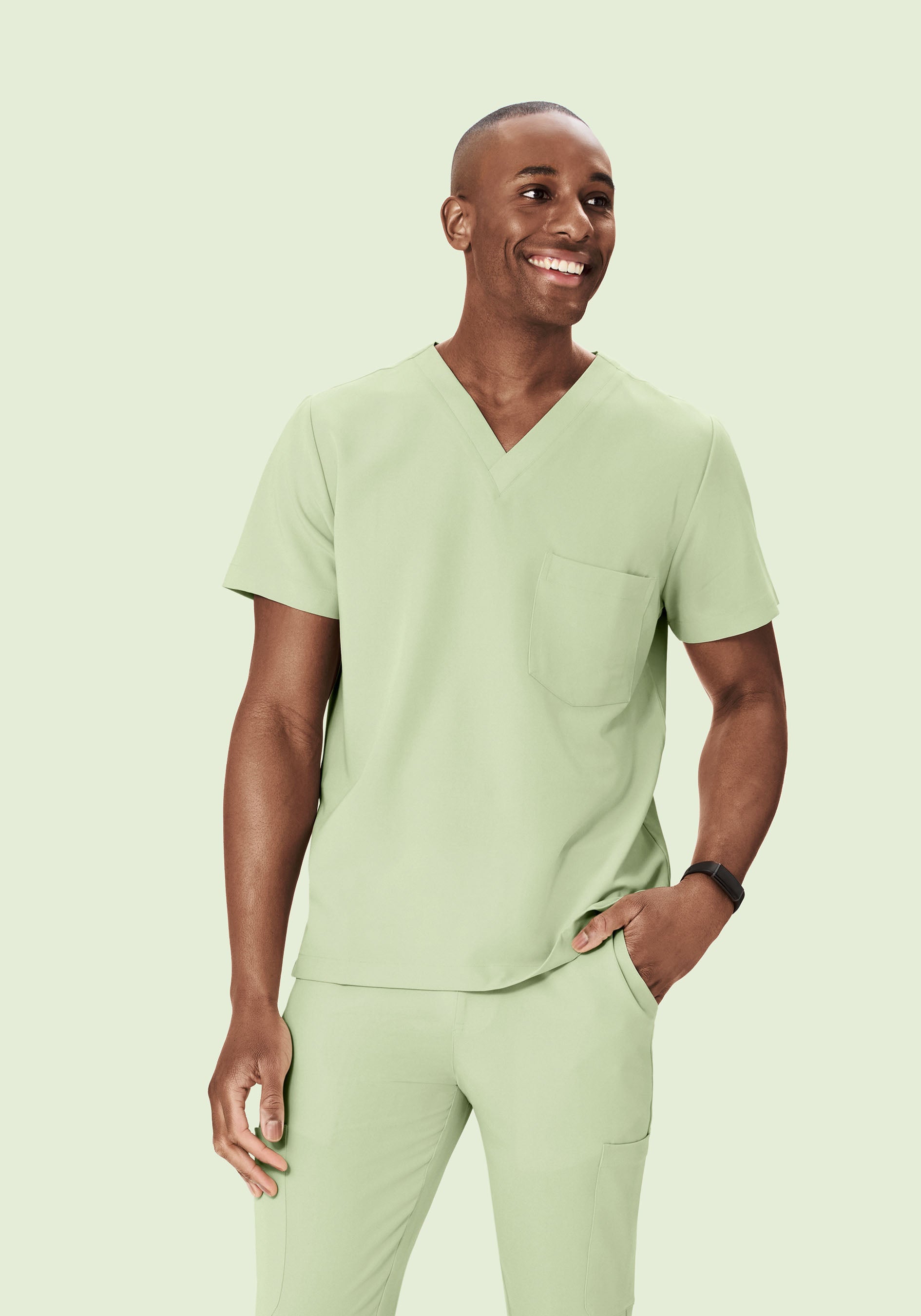 Two Pocket Top Matcha