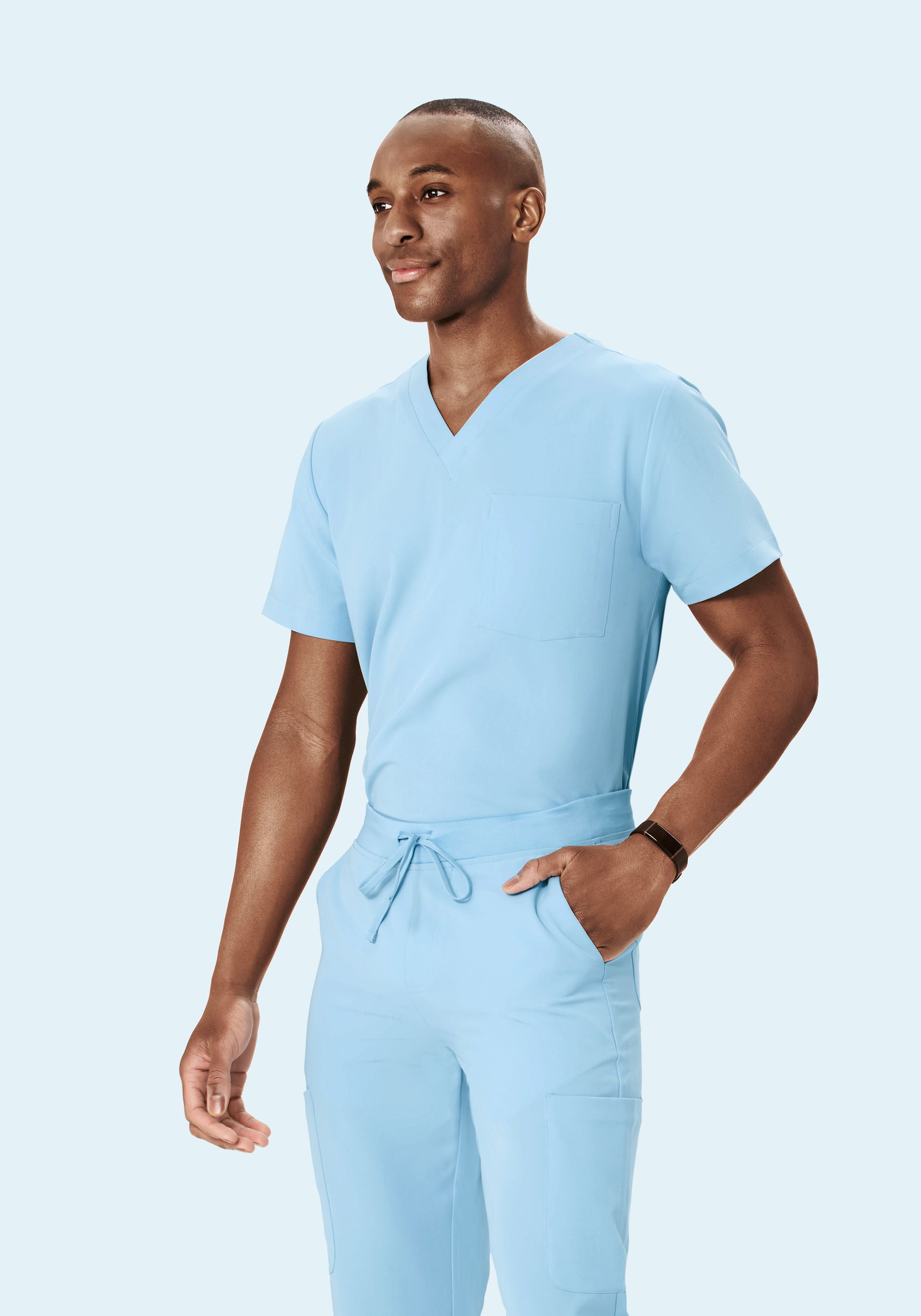 Two Pocket Top Nordic Blue