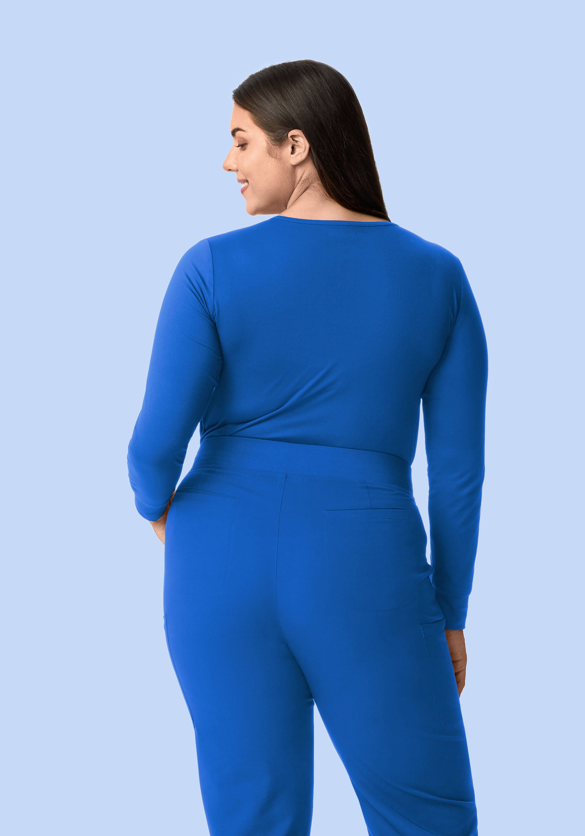 Women's Soft Knit Underscrubs Royal Blue