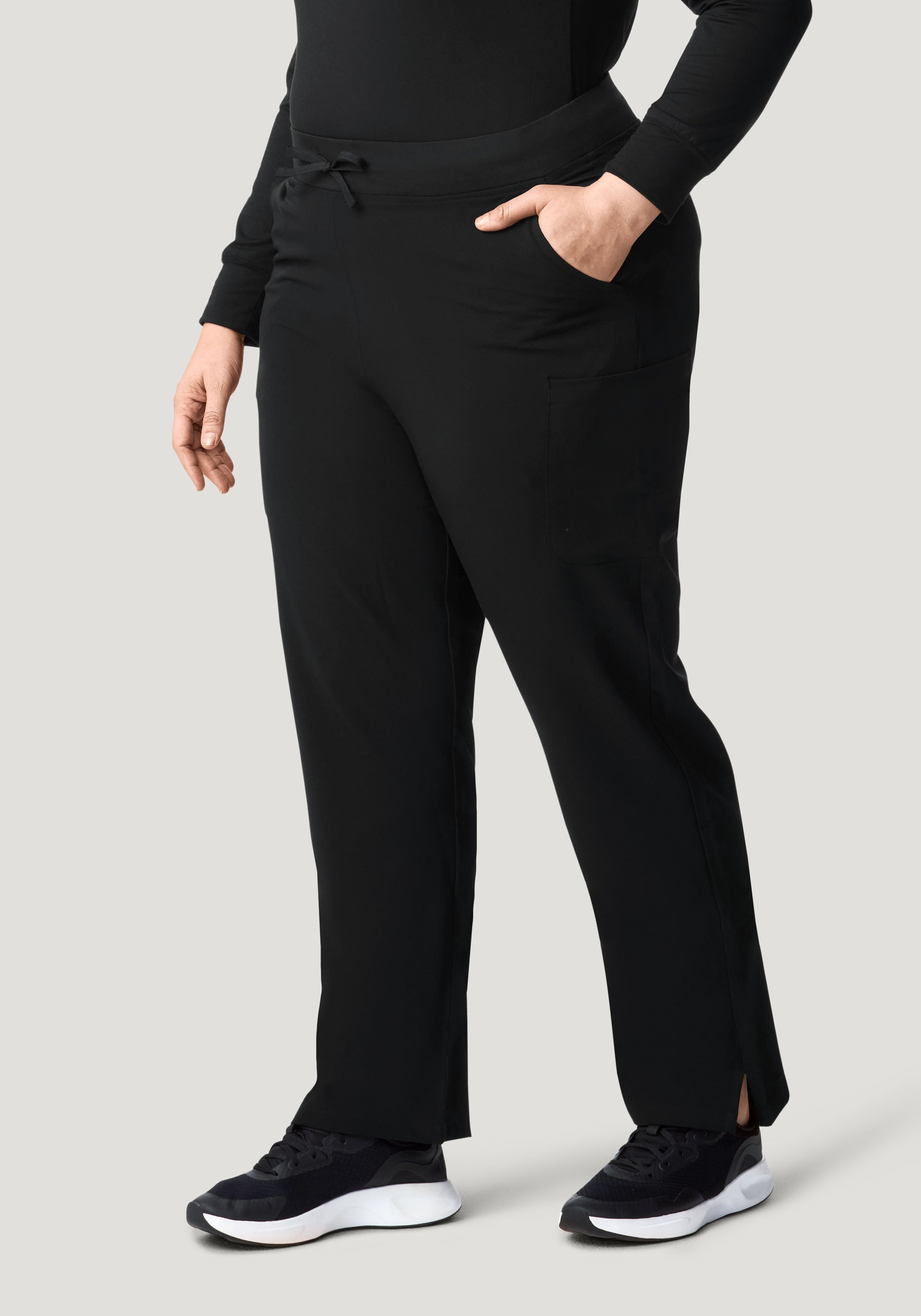 11 Pocket High Waisted Cargos Black