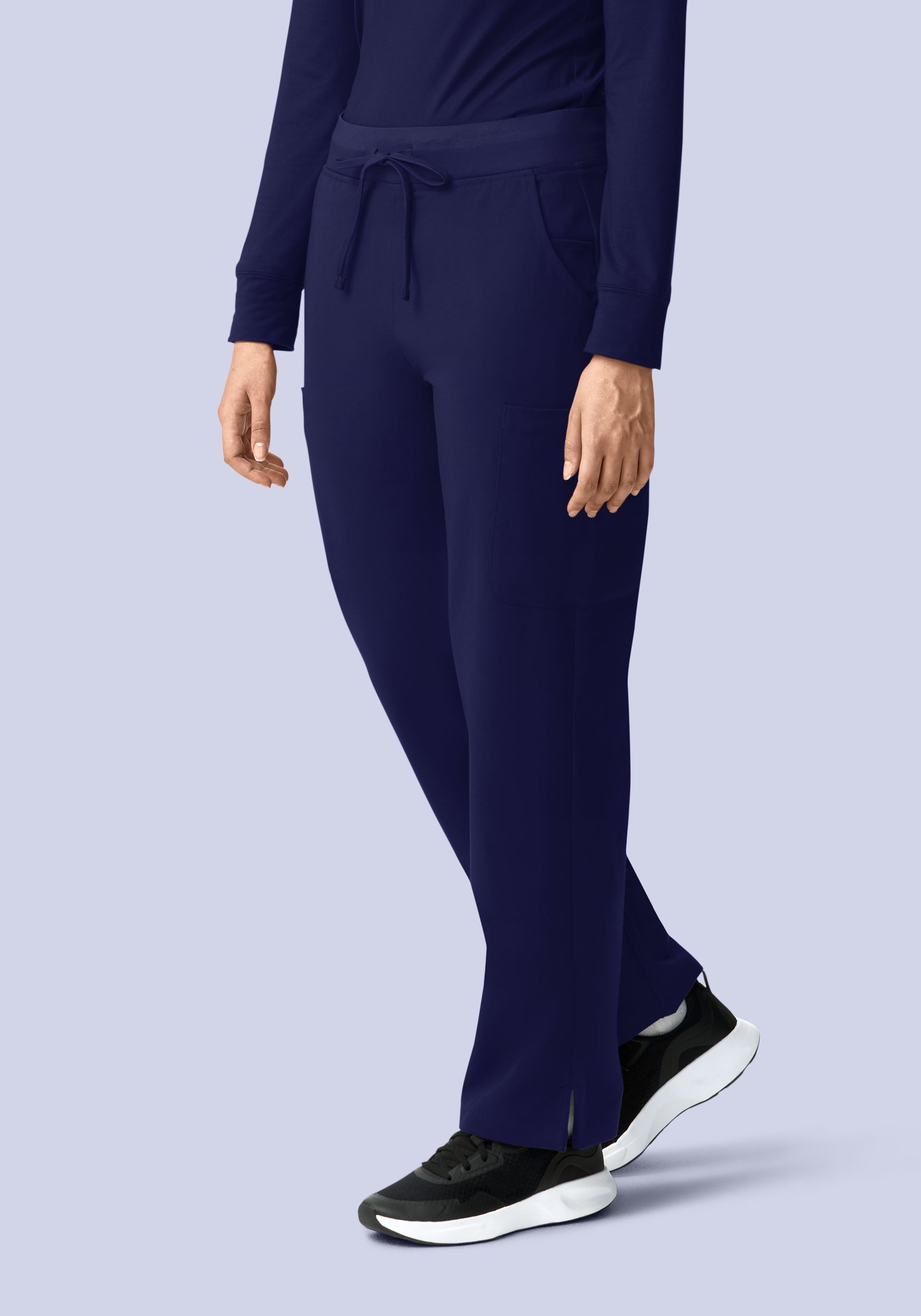 11 Pocket High Waisted Cargos Navy