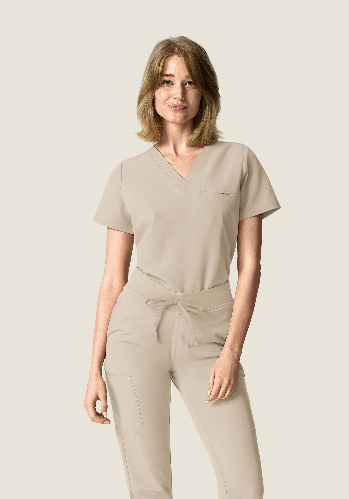 One Pocket Top Khaki