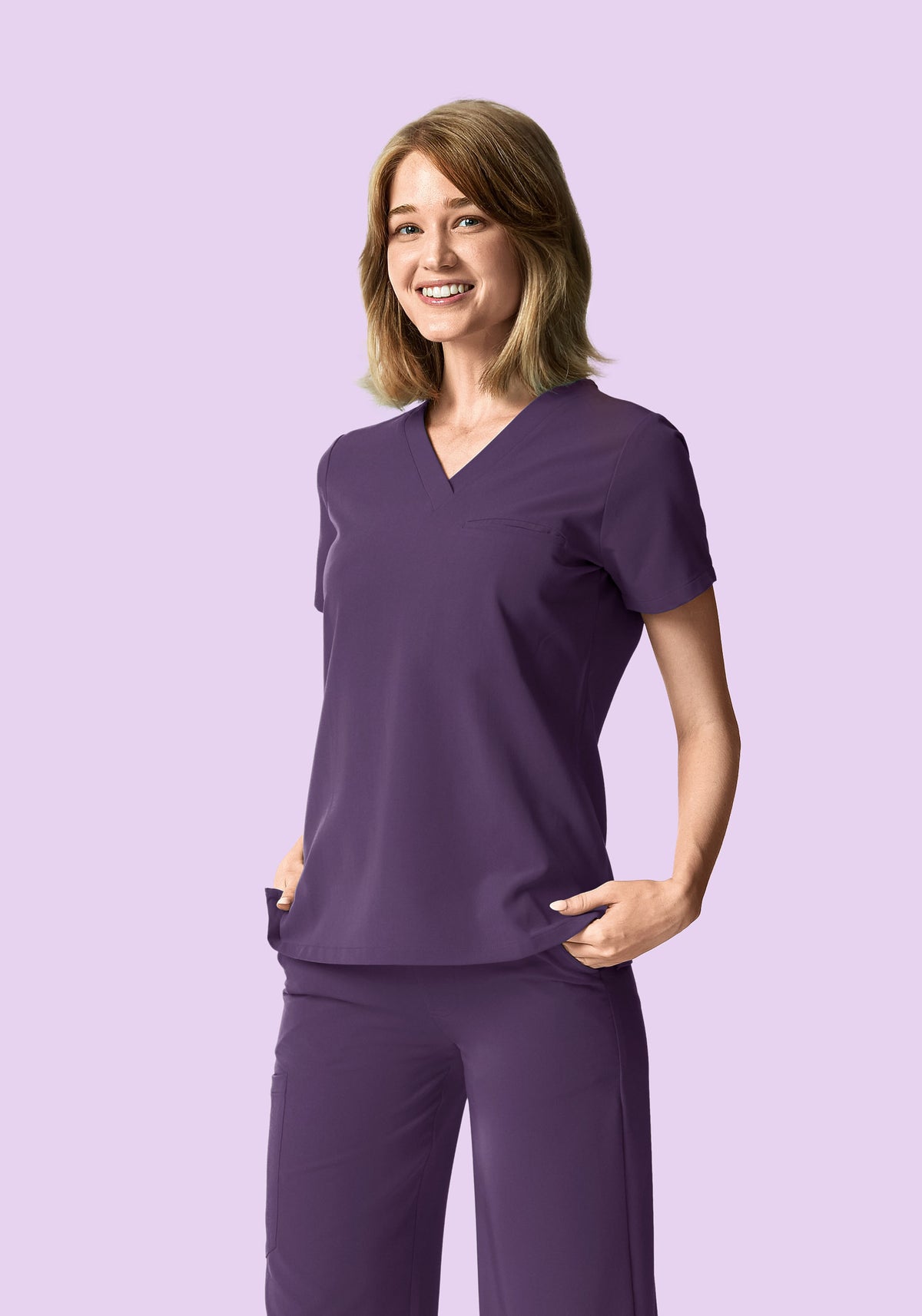 One Pocket Top Dewberry