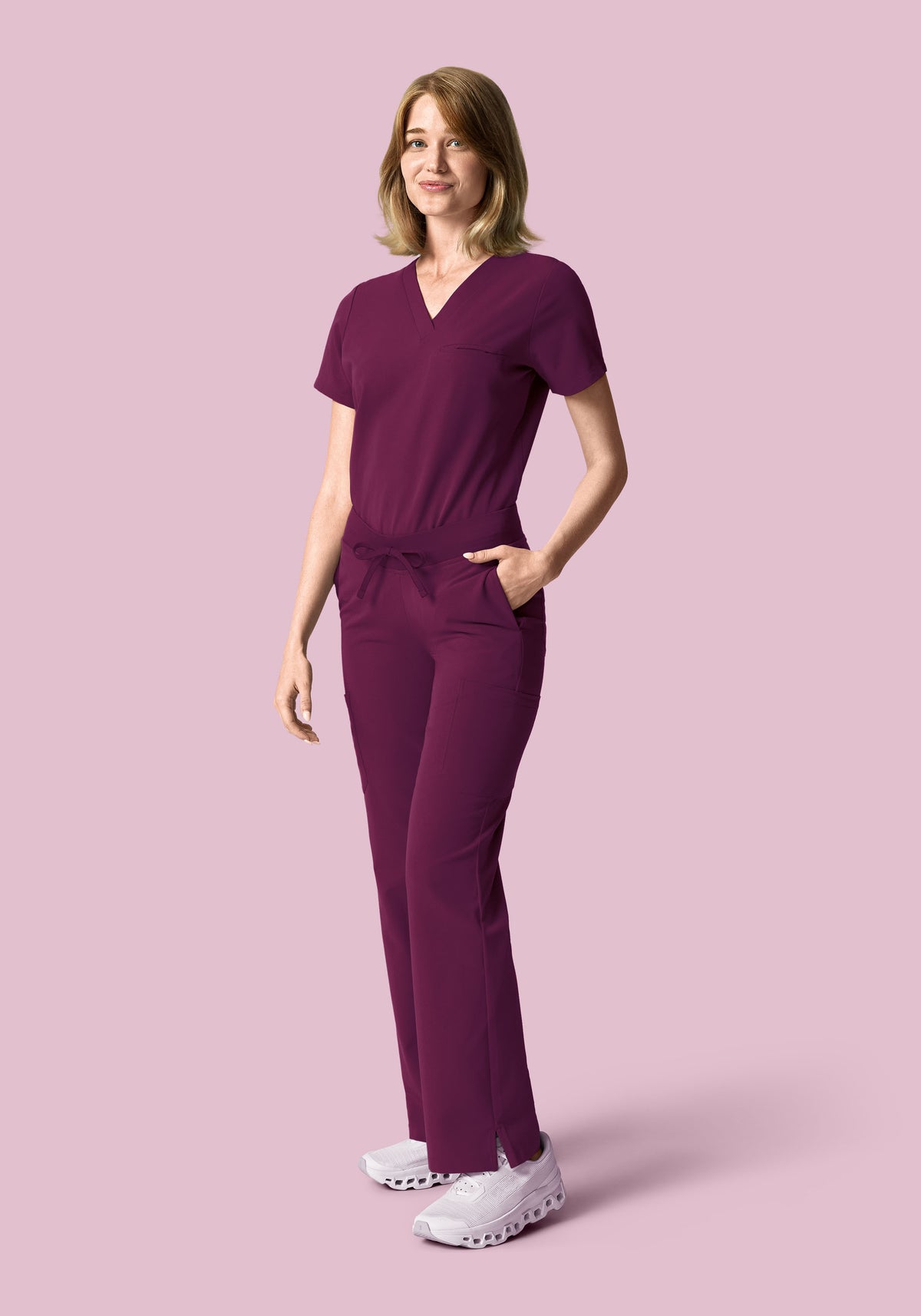 9 Pocket Cargo Pants Plum