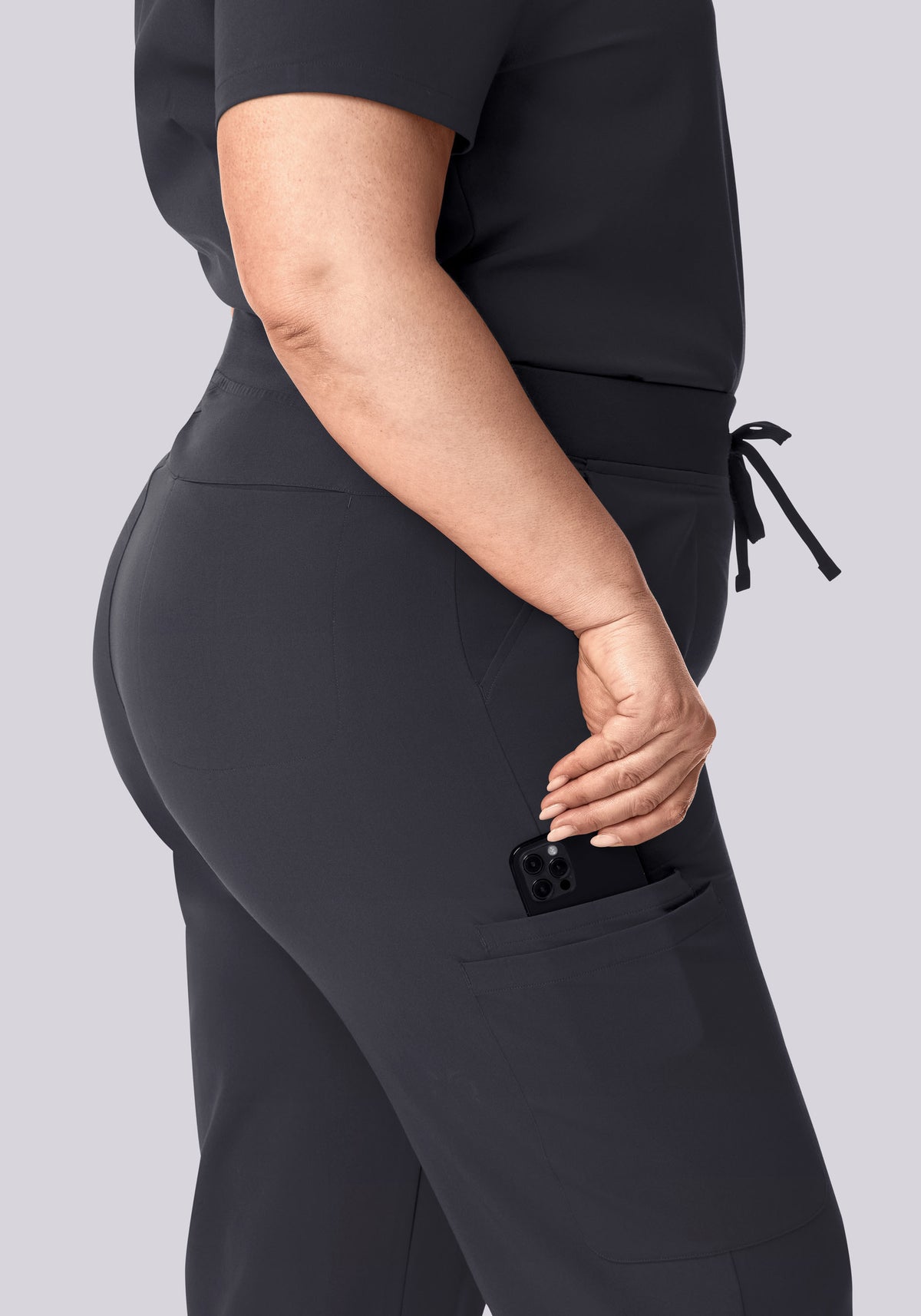 High Waisted Flares Pewter