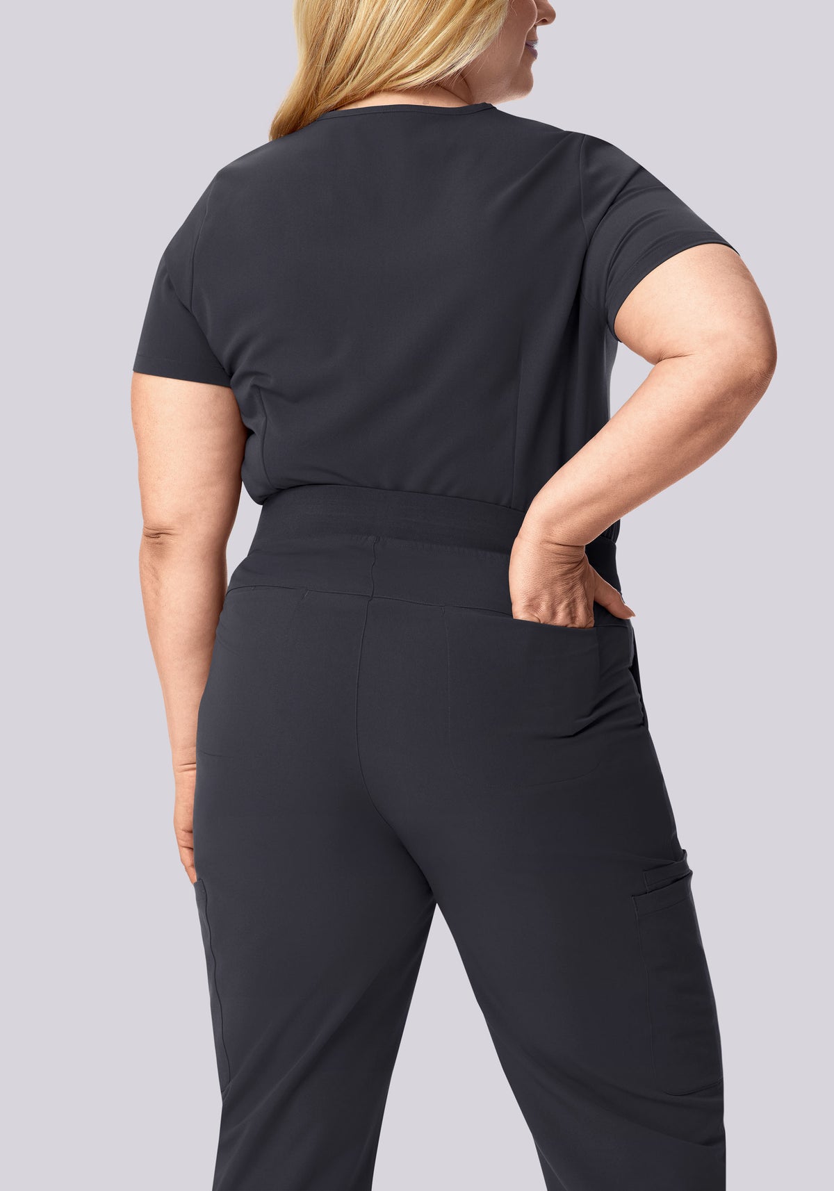 High Waisted Flares Pewter