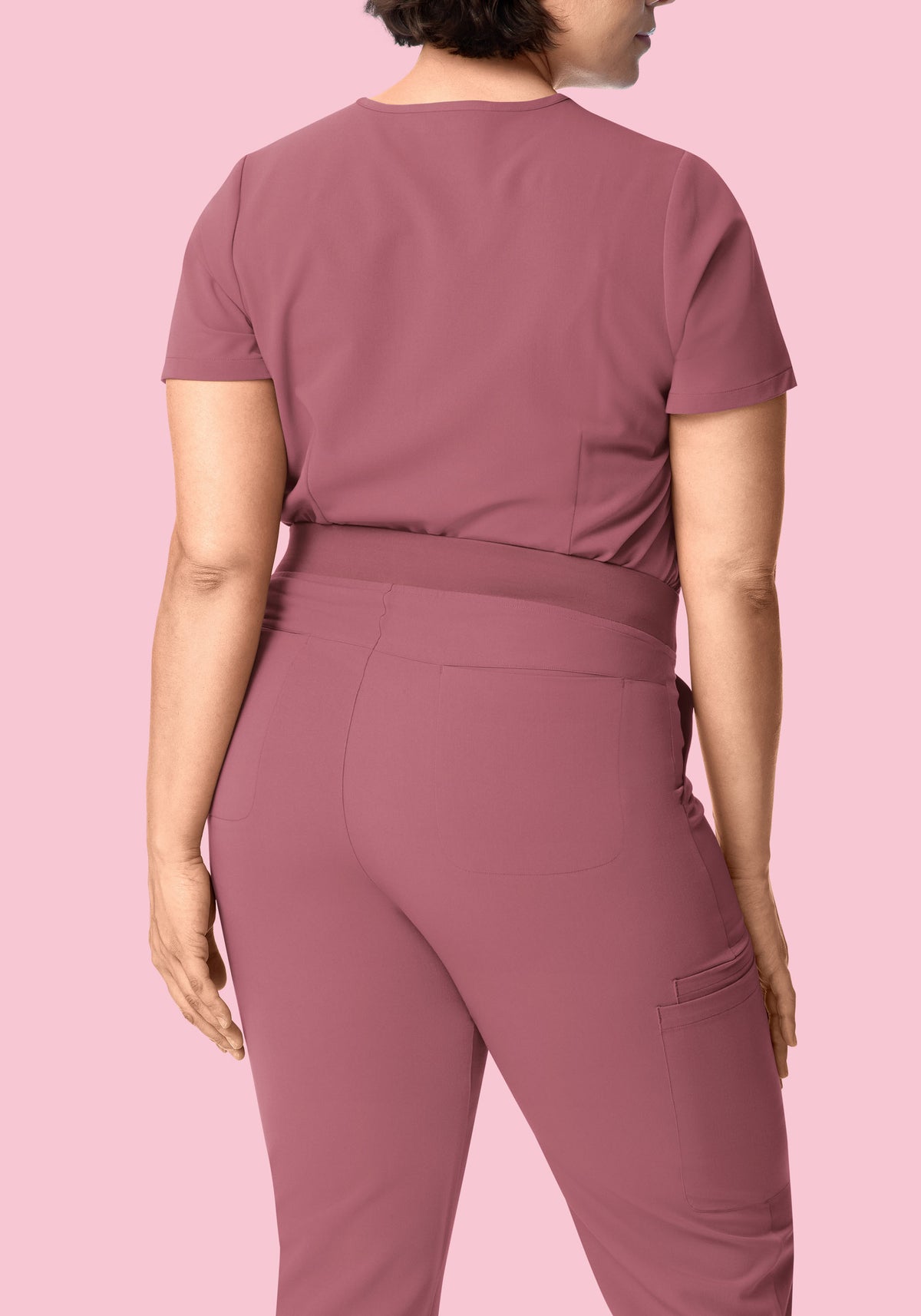 High Waisted Flares Mauve