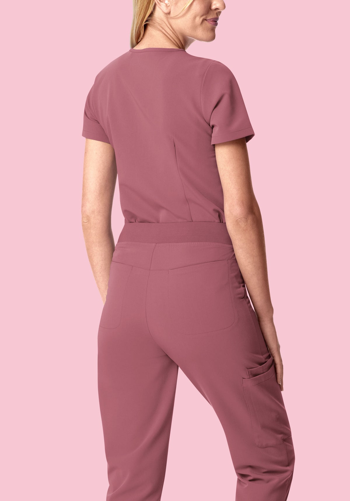 High Waisted Flares Mauve