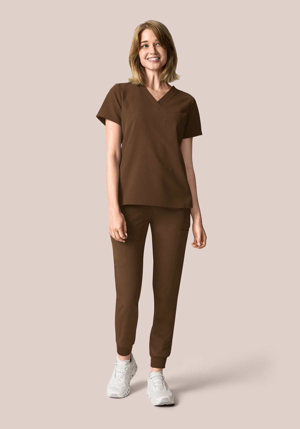9 Pocket Joggers Chocolate Brown