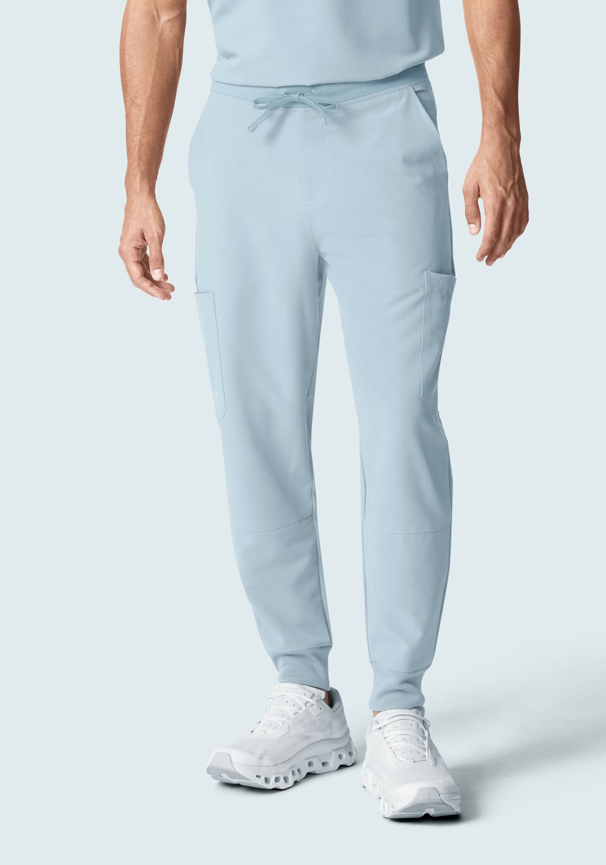 7 Pocket Joggers Powder Blue