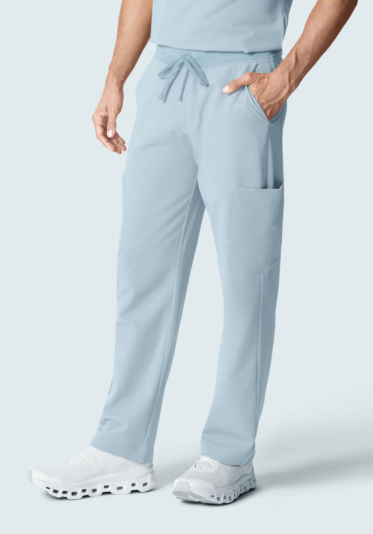 7 Pocket Cargos Powder Blue