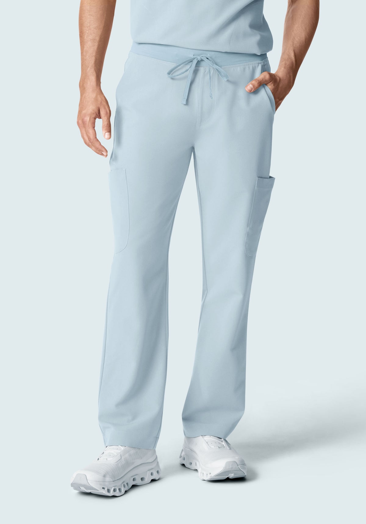 7 Pocket Cargos Powder Blue