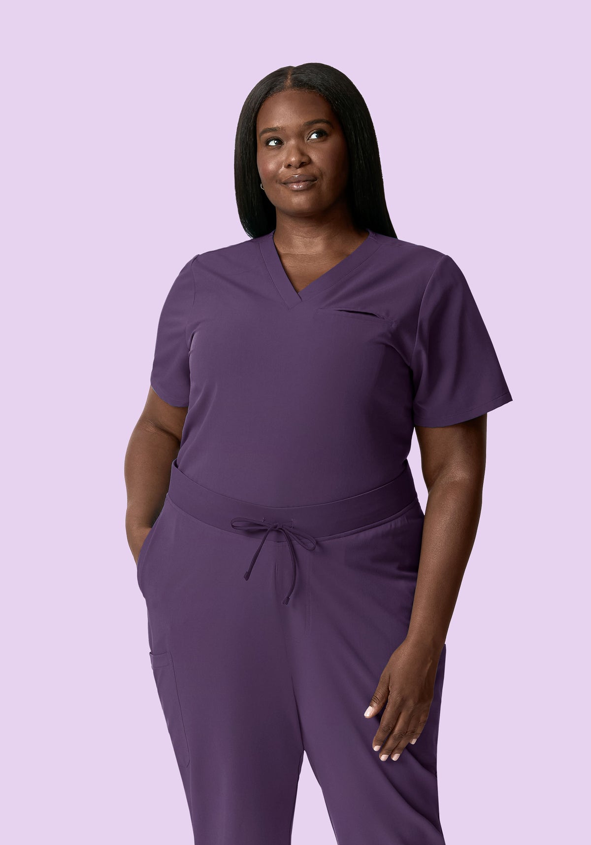 One Pocket Top Dewberry