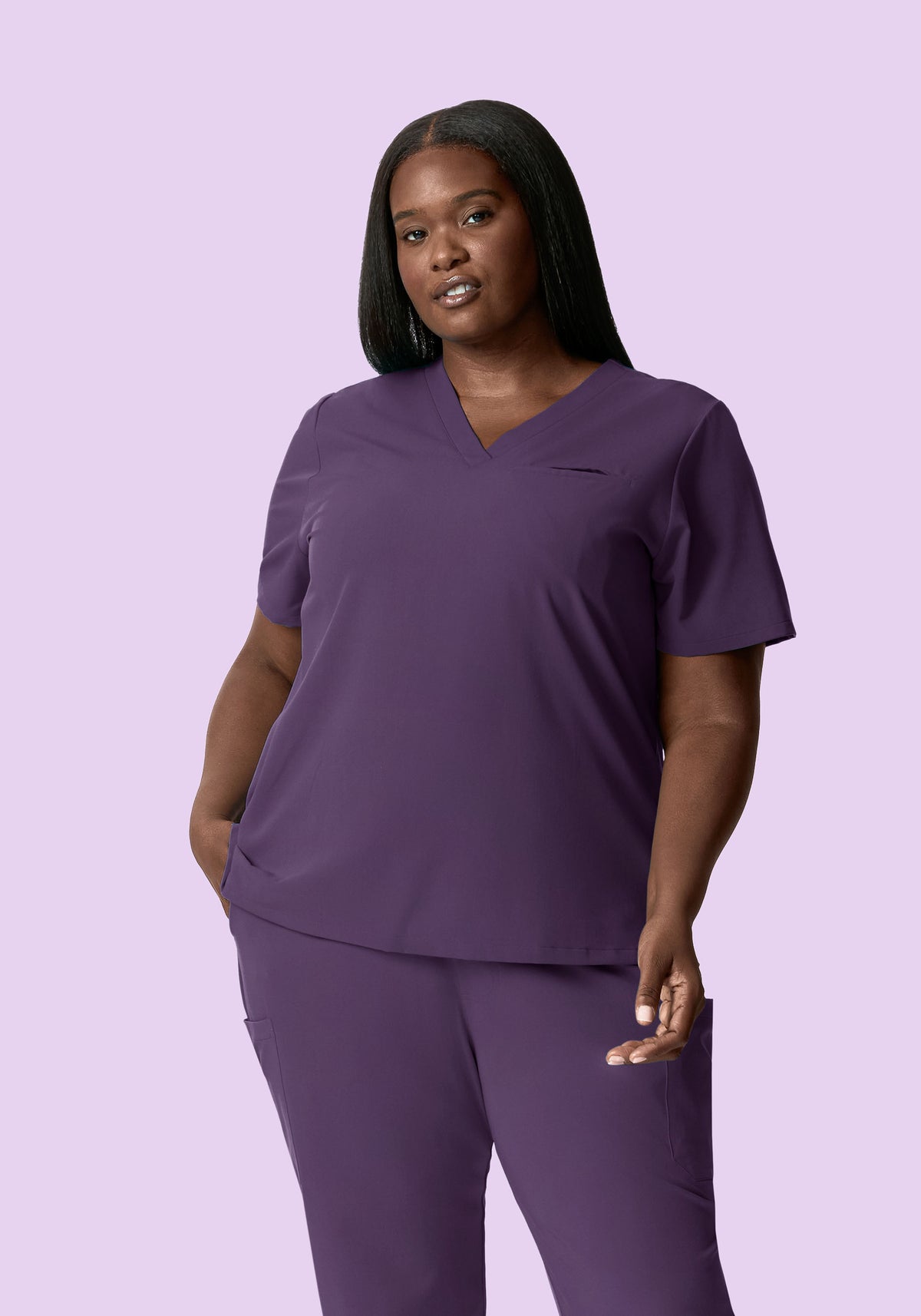 One Pocket Top Dewberry