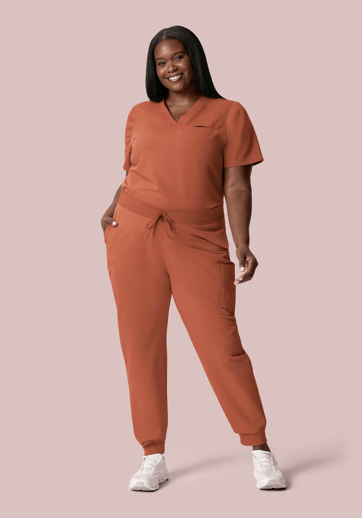 9 Pocket Joggers Chestnut