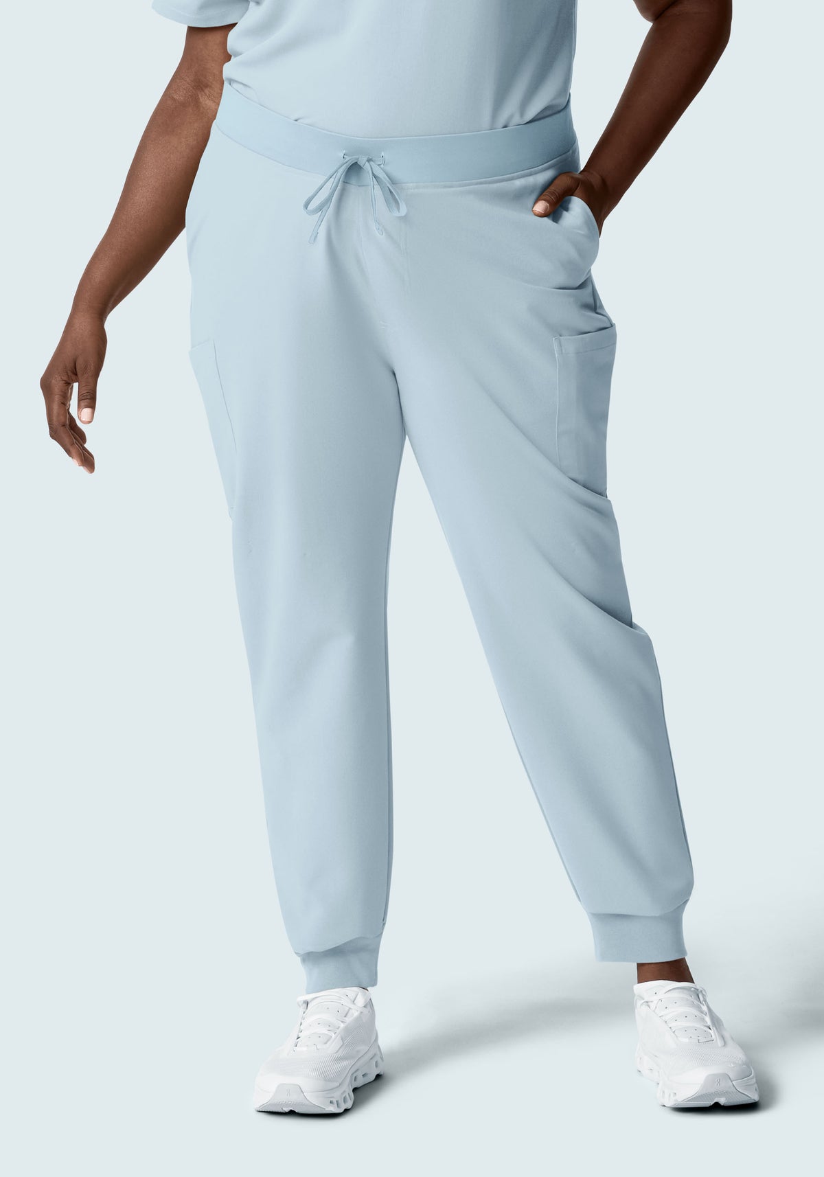 9 Pocket Joggers Powder Blue
