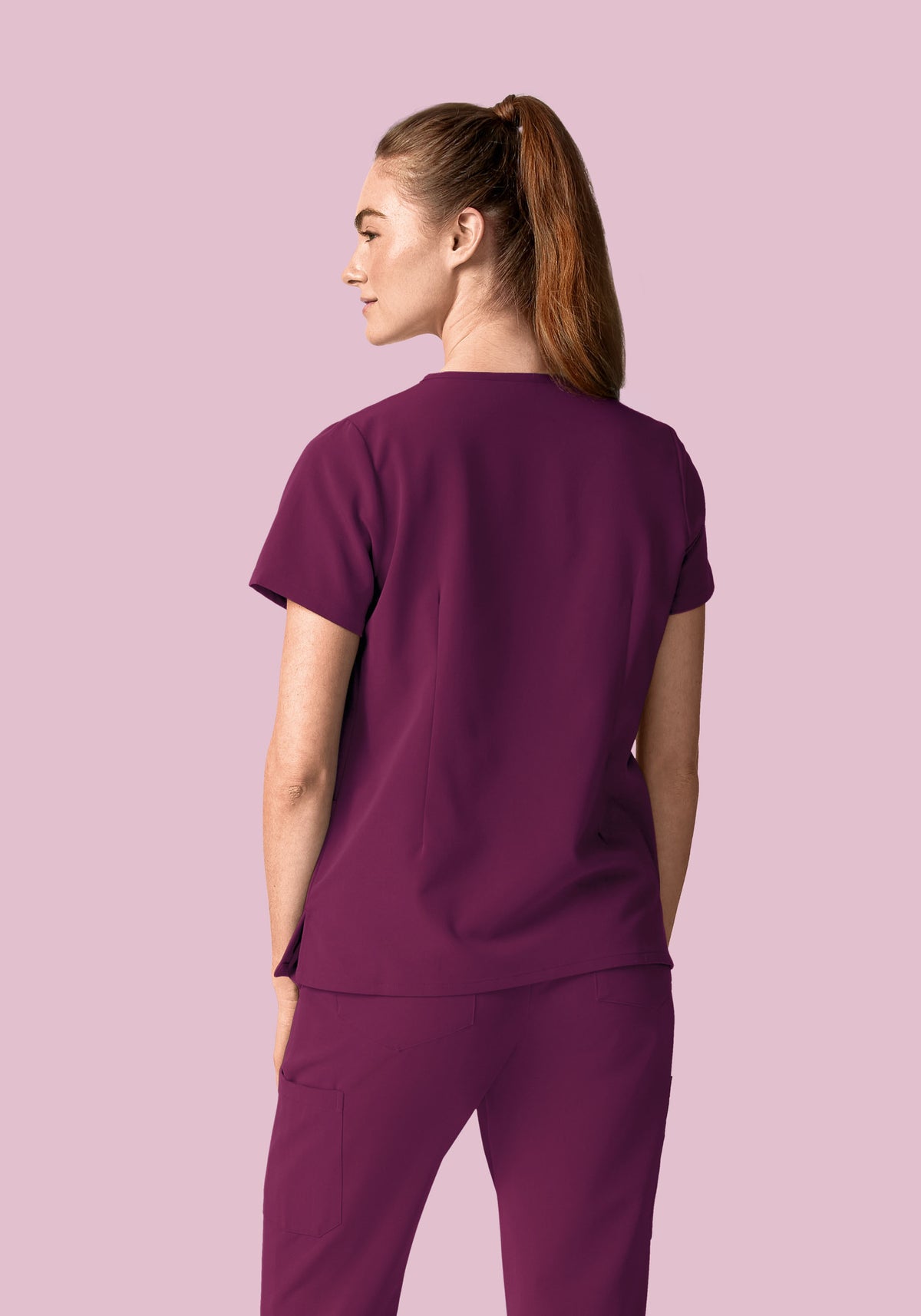 6 Pocket Top Plum