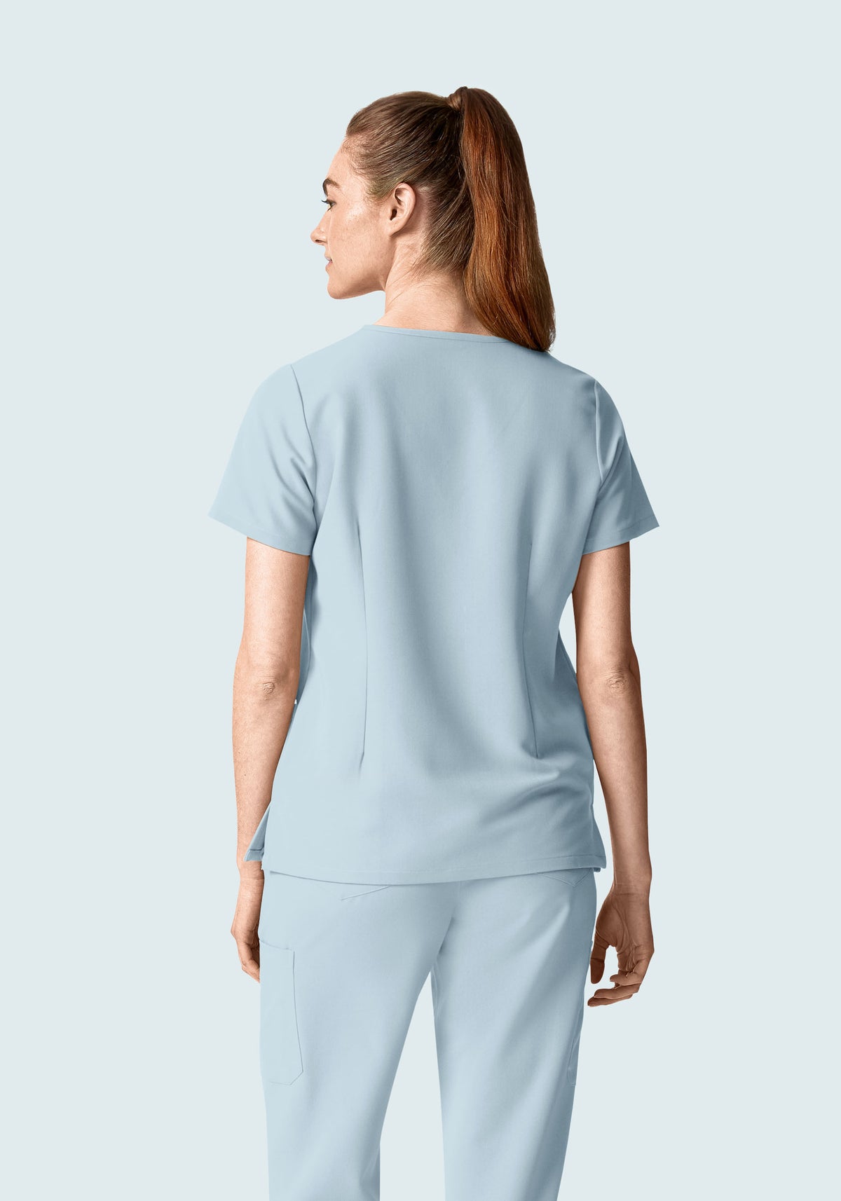 6 Pocket Top Powder Blue