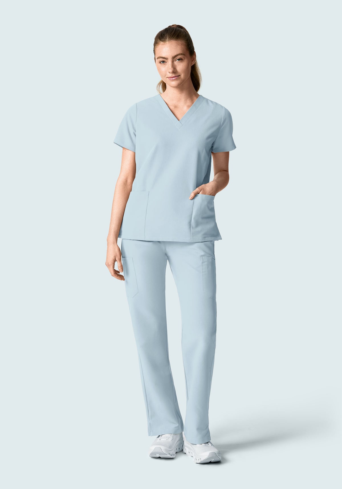 9 Pocket Cargo Pants Powder Blue