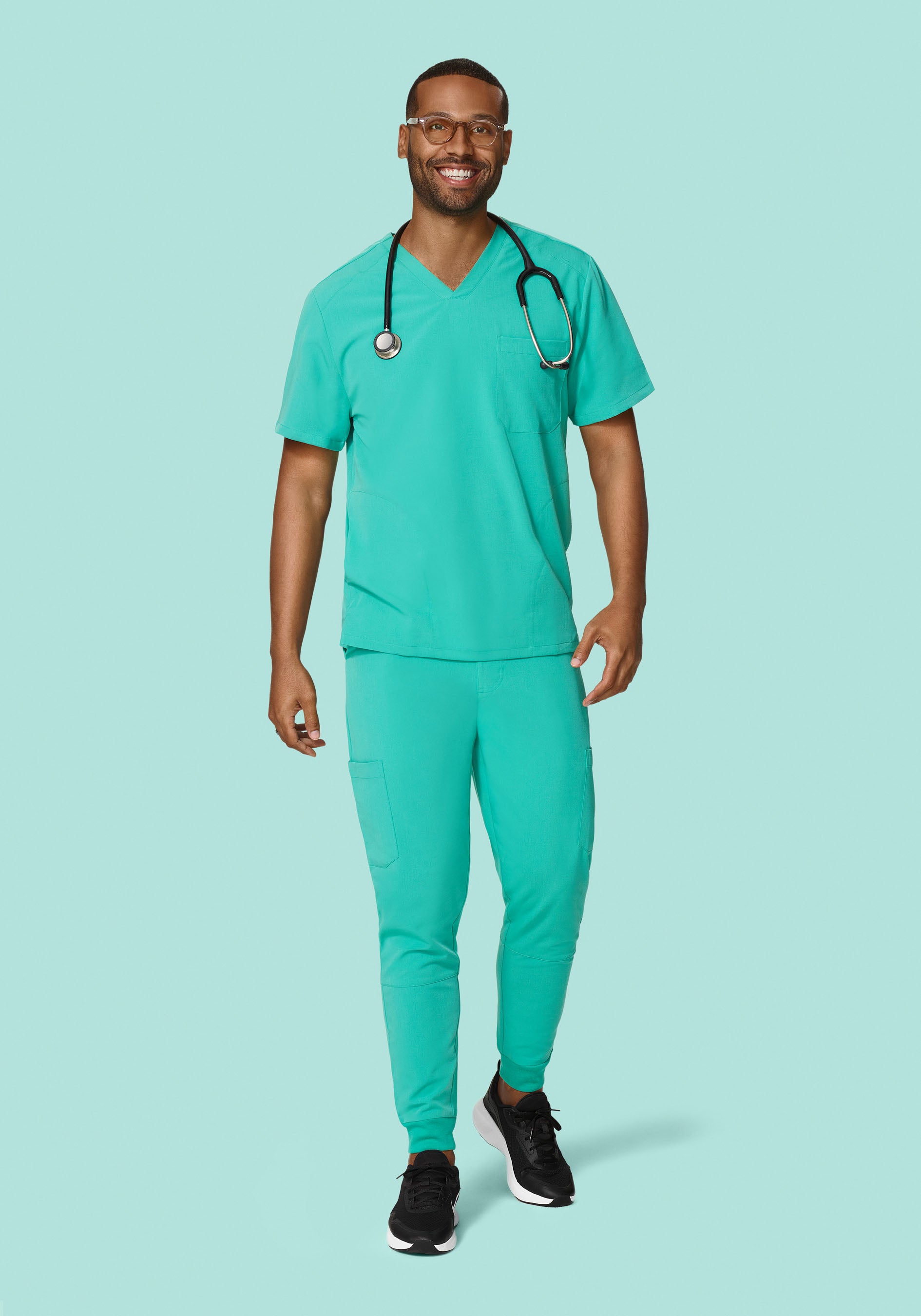 Three Pocket Top Surgical Green