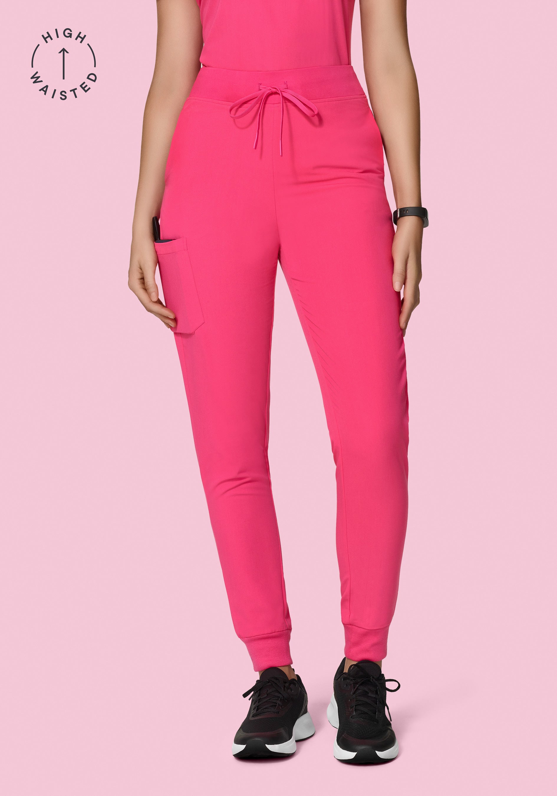High Waisted Joggers Azalea