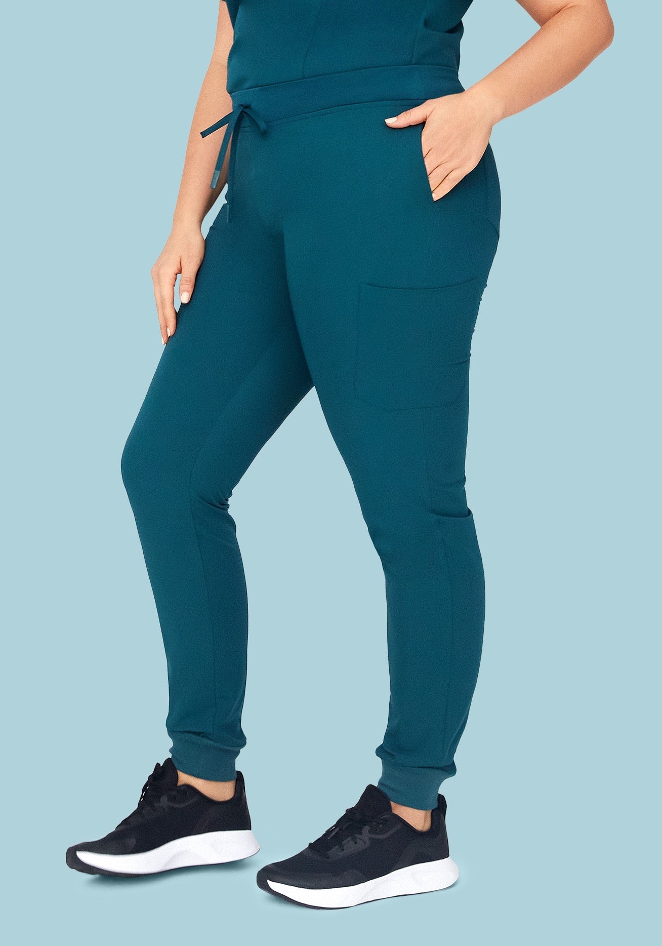 9 Pocket Joggers Caribbean Blue