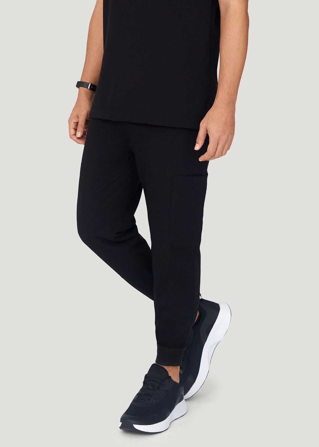 7 Pocket Joggers Black