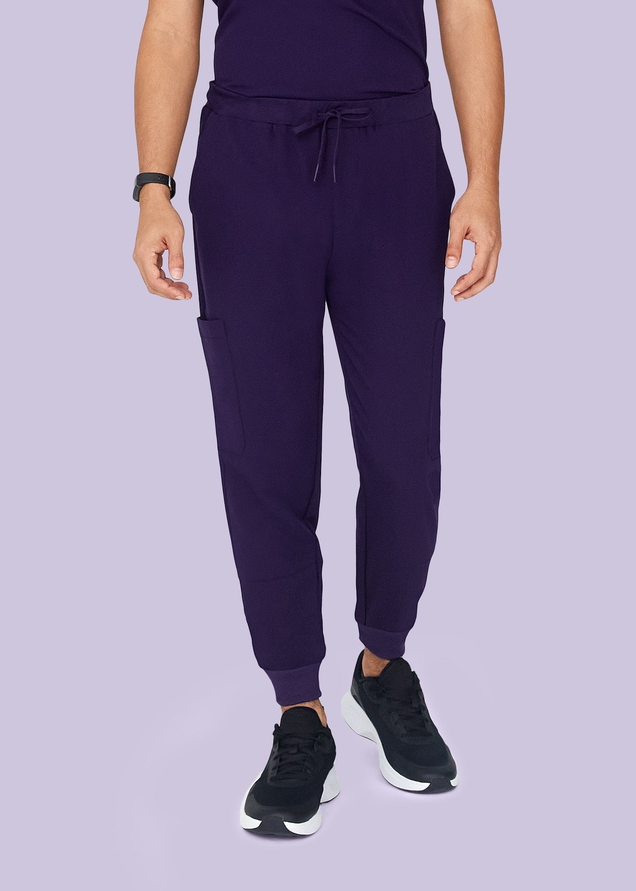 7 Pocket Joggers Eggplant