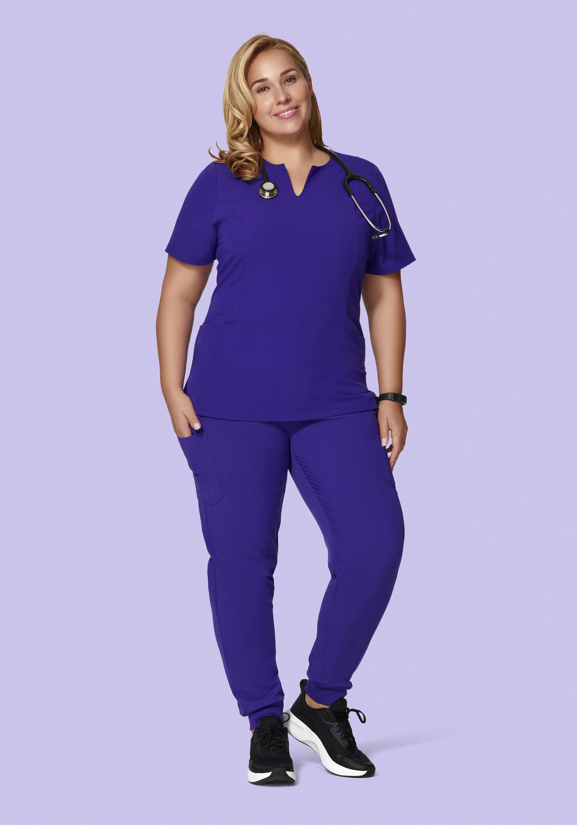 9 Pocket Joggers True Grape