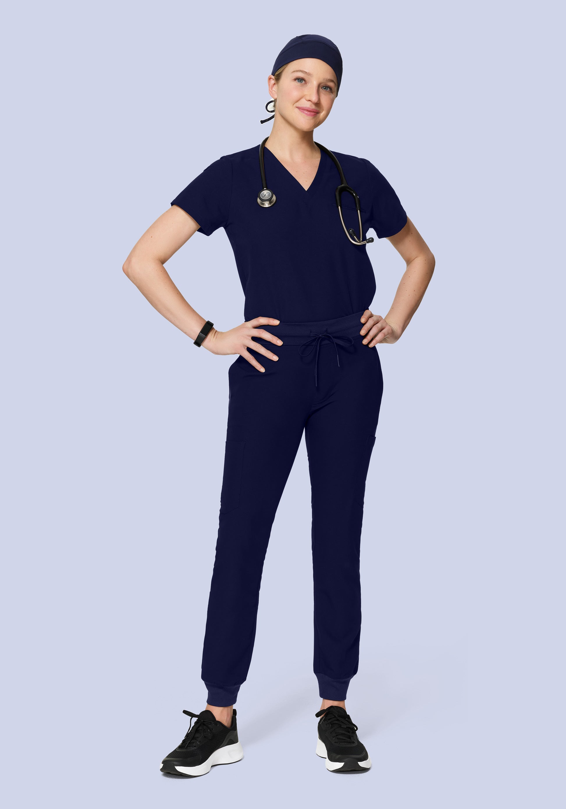 Contemporary Scrub Cap Navy