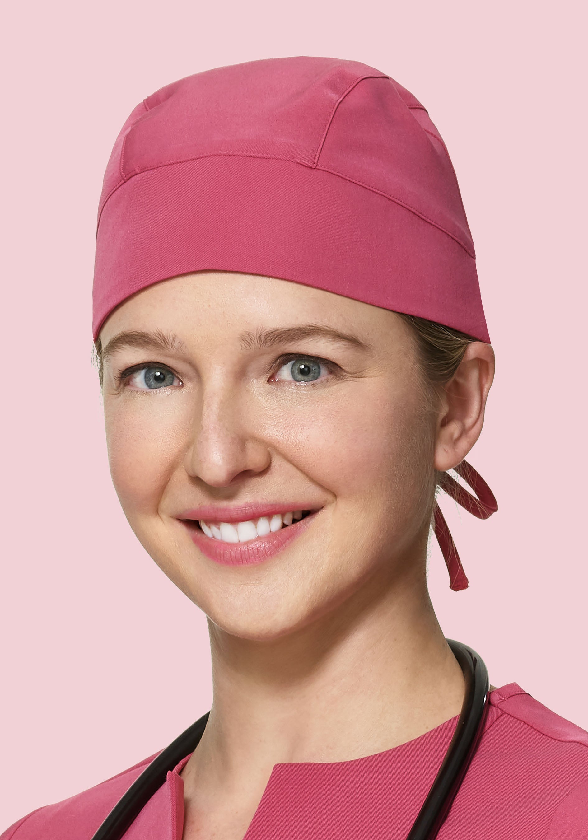 Contemporary Scrub Cap Jaipur Pink