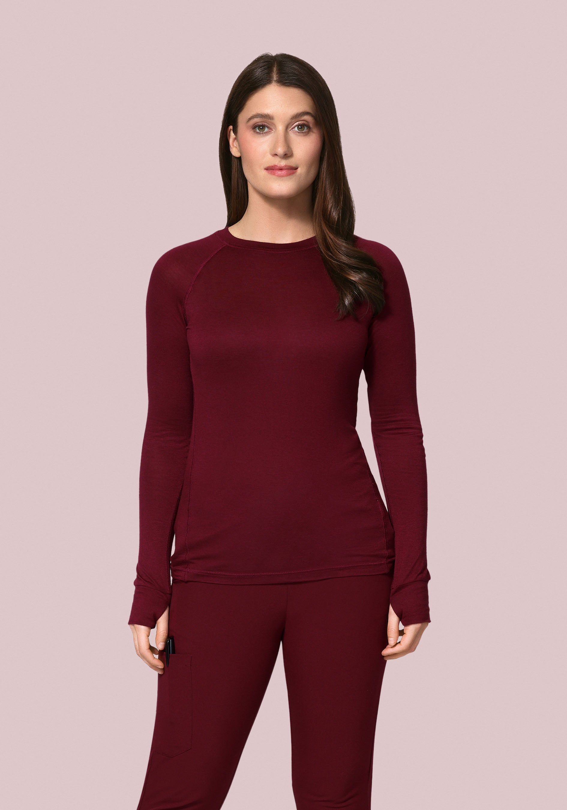 Women's Underscrubs Wine