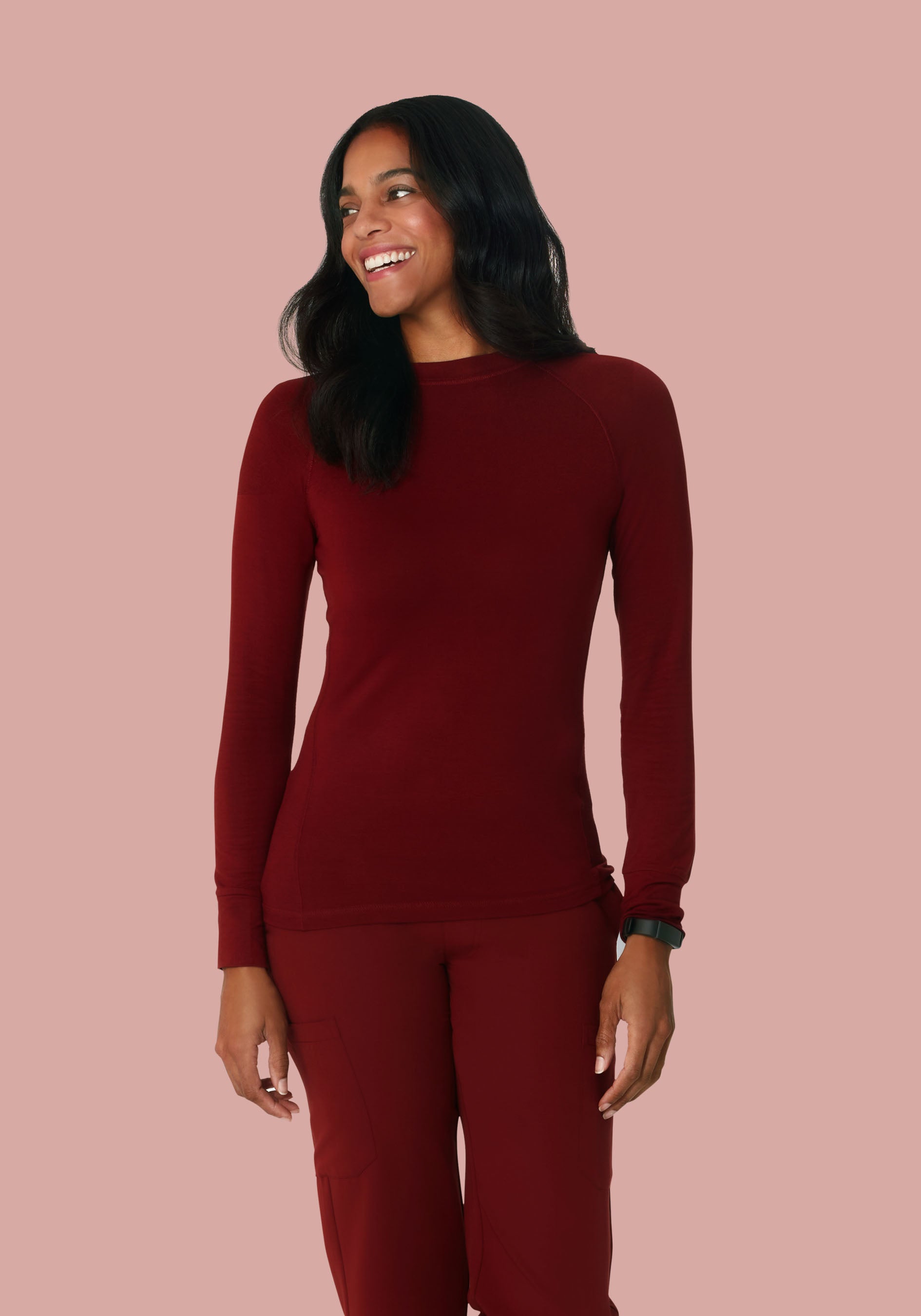 Women's Underscrubs Fired Brick