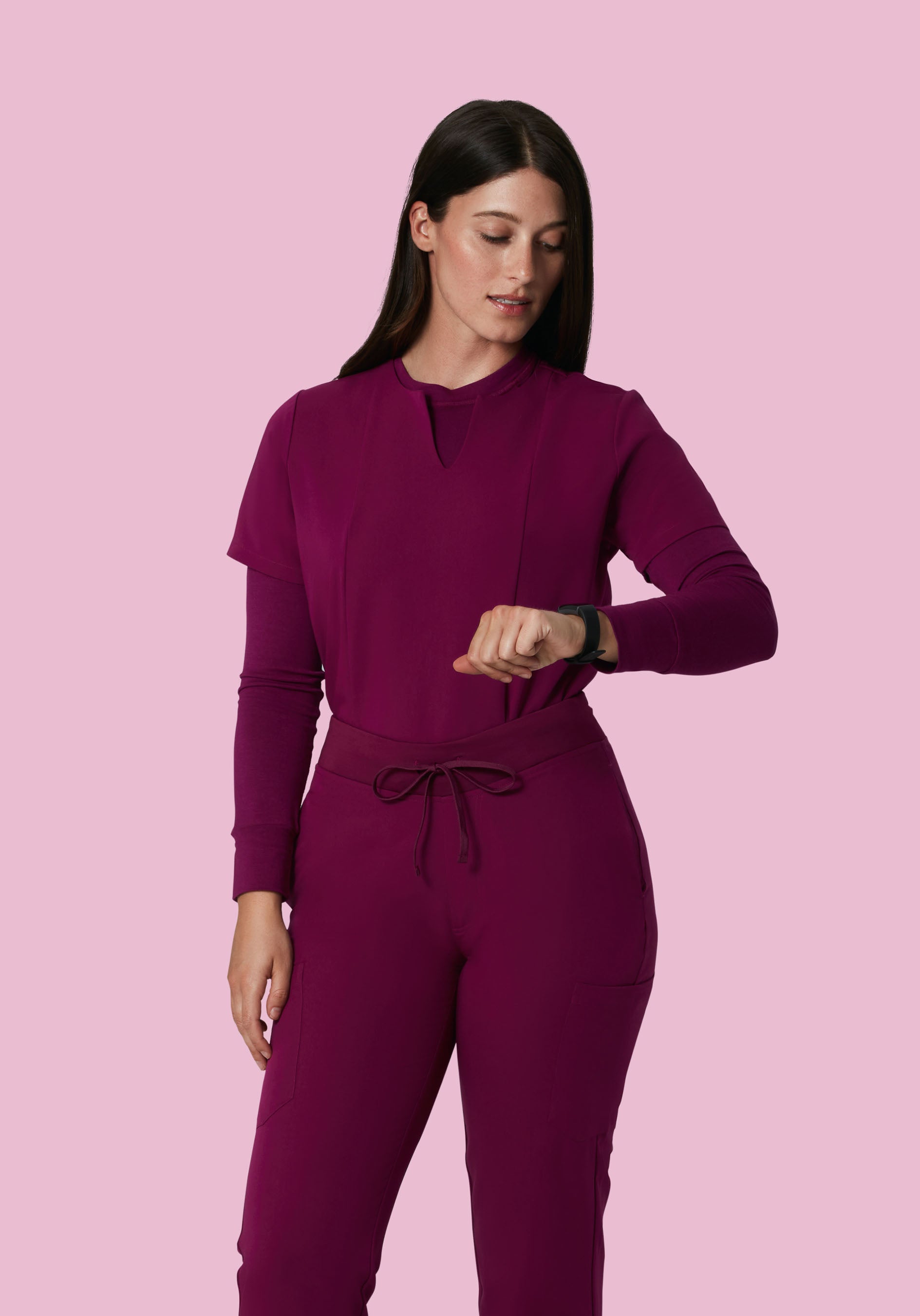 Women's Underscrubs Sangria