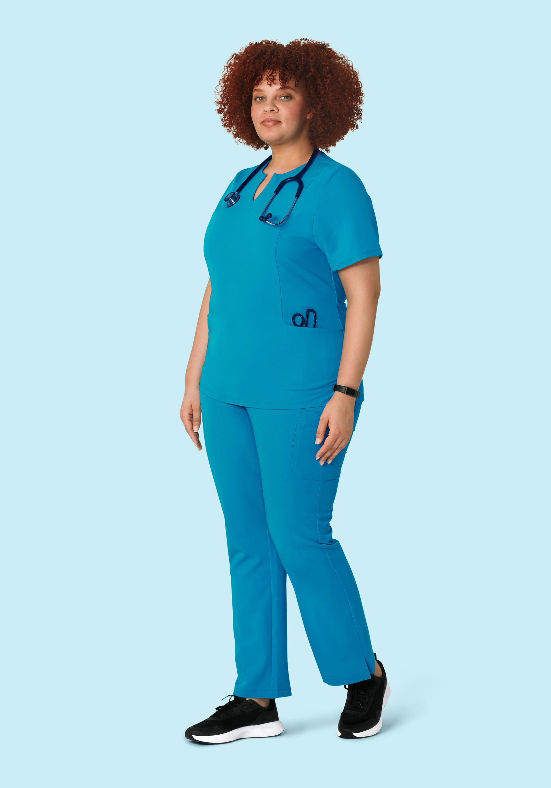 9 Pocket Cargo Pants Azure