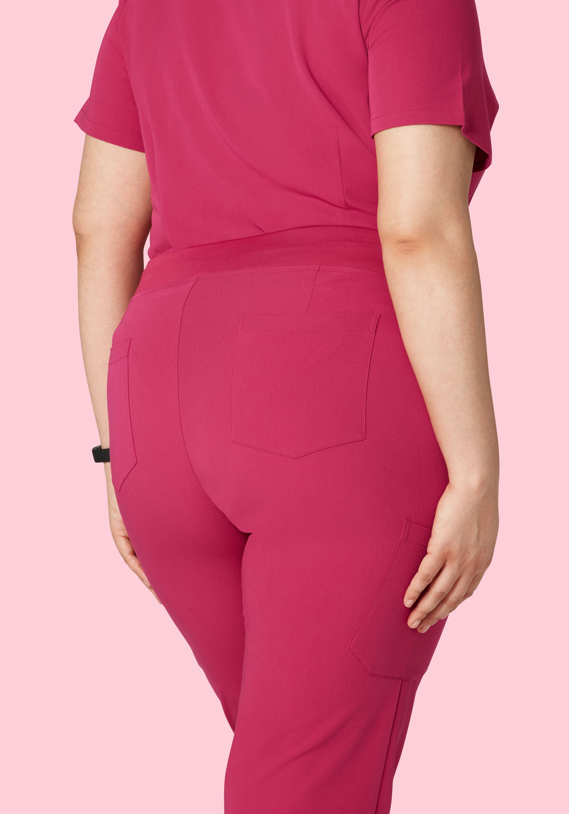 9 Pocket Cargo Pants Deep Magenta