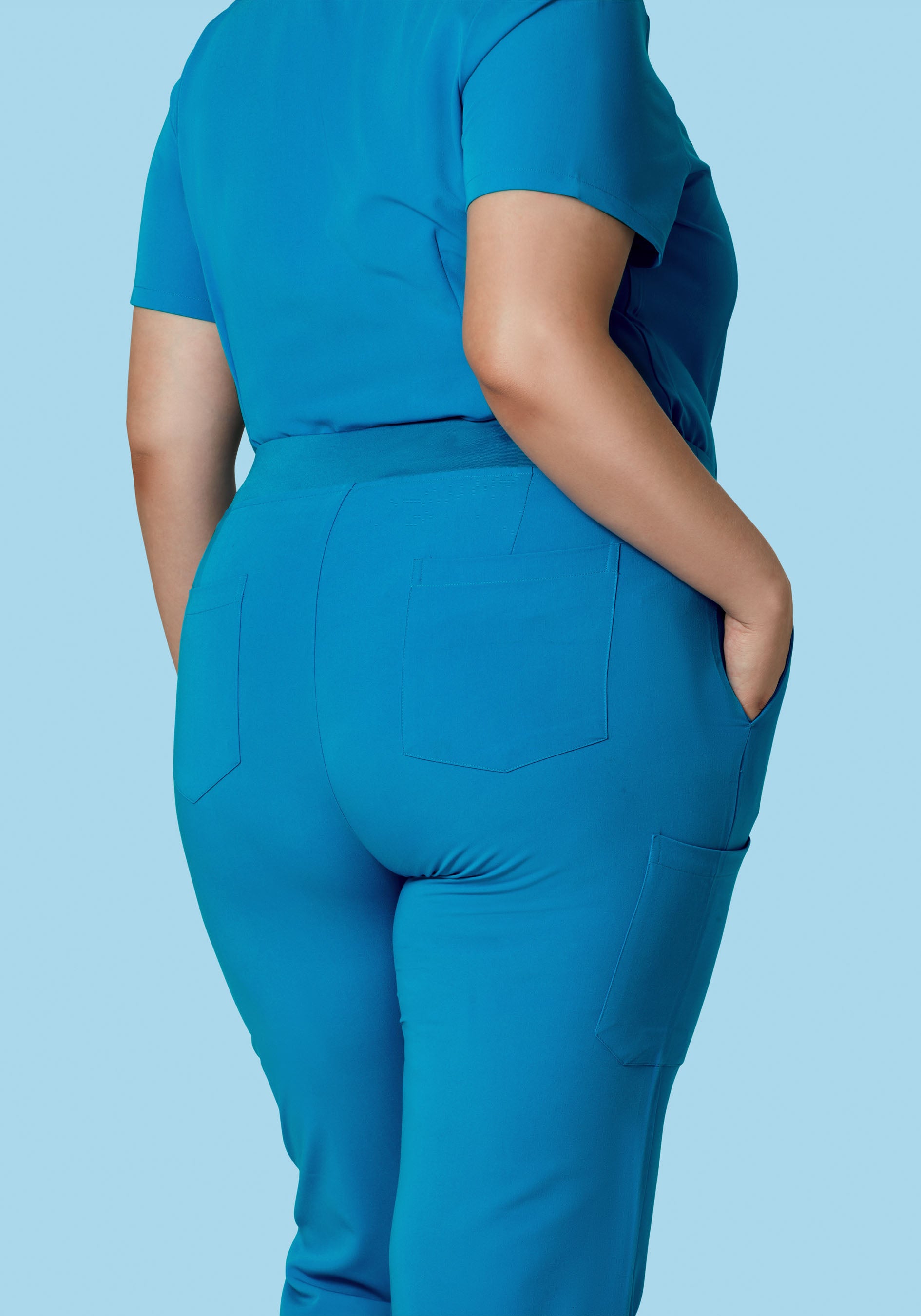 9 Pocket Cargo Pants Electric Blue