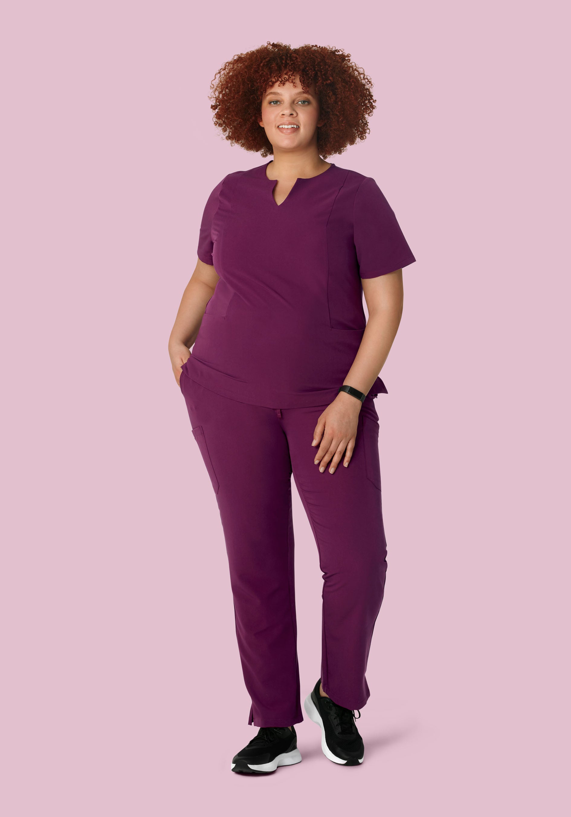 9 Pocket Cargo Pants Plum